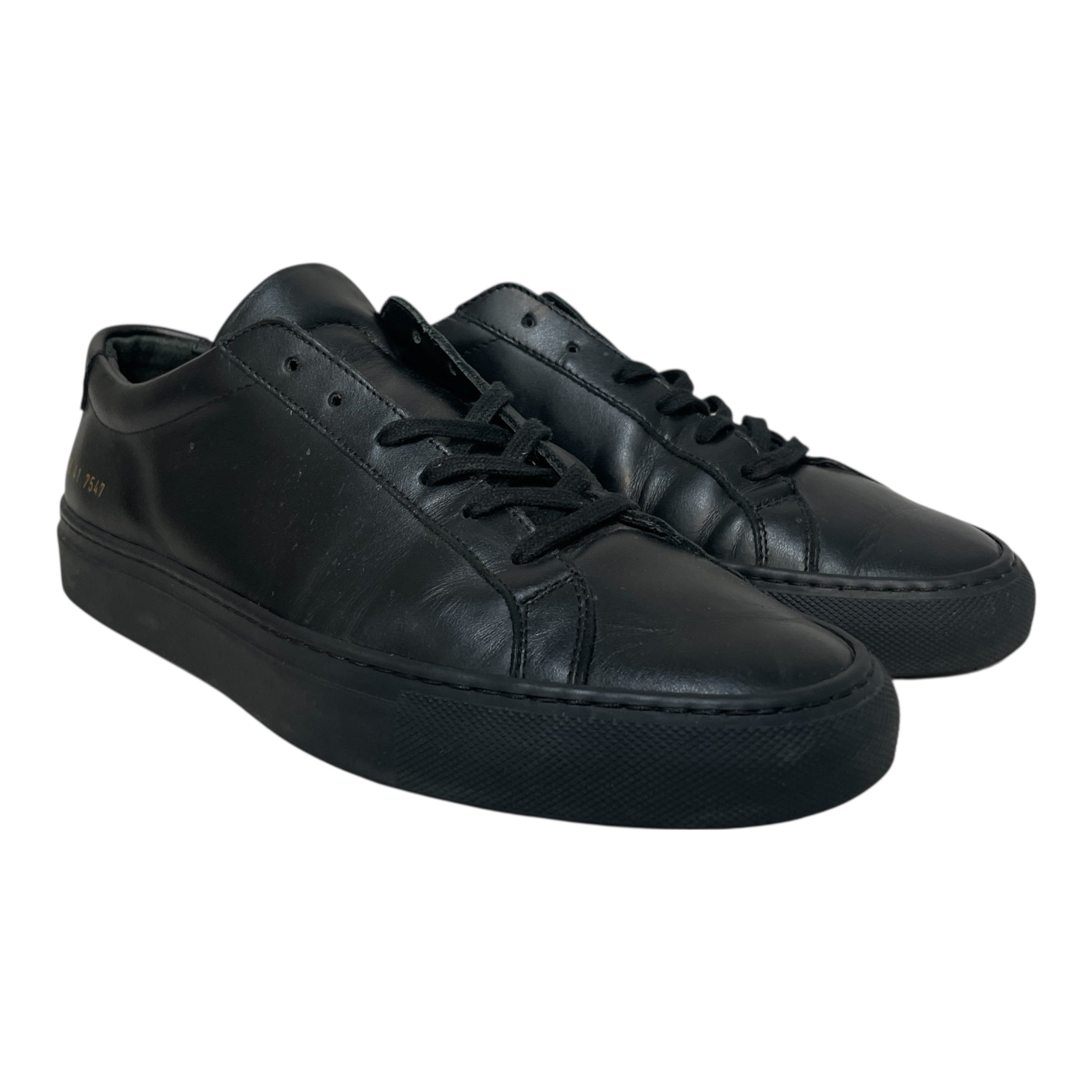 COMMON PROJECTS/Low-Sneakers/EU 41/Leather/BLK/ view 1