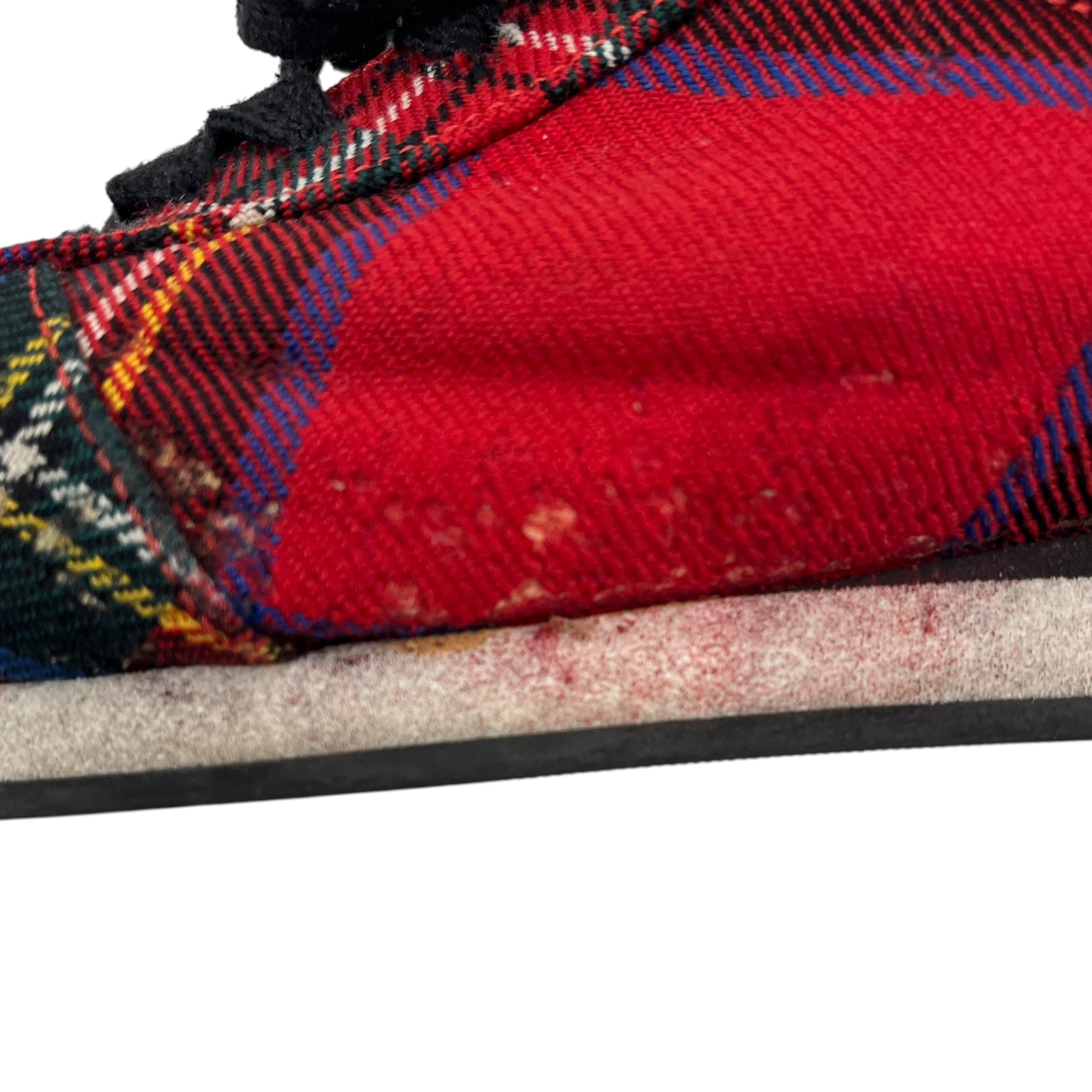 BURBERRY LONDON/Low-Sneakers/EU 36/Plaid/RED/Amelia Tartan Chunky Sneaker view 4