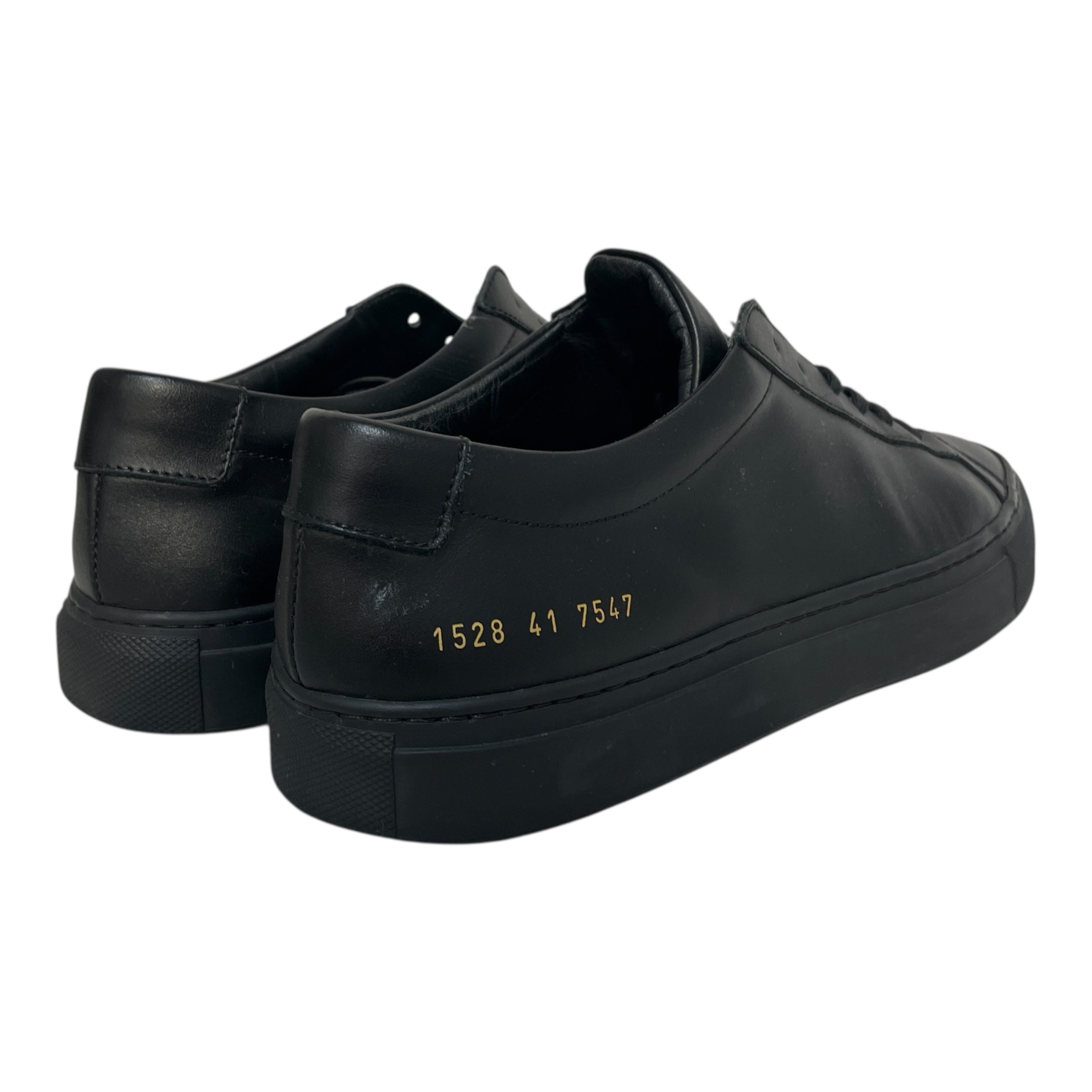 COMMON PROJECTS/Low-Sneakers/EU 41/Leather/BLK/ view 2