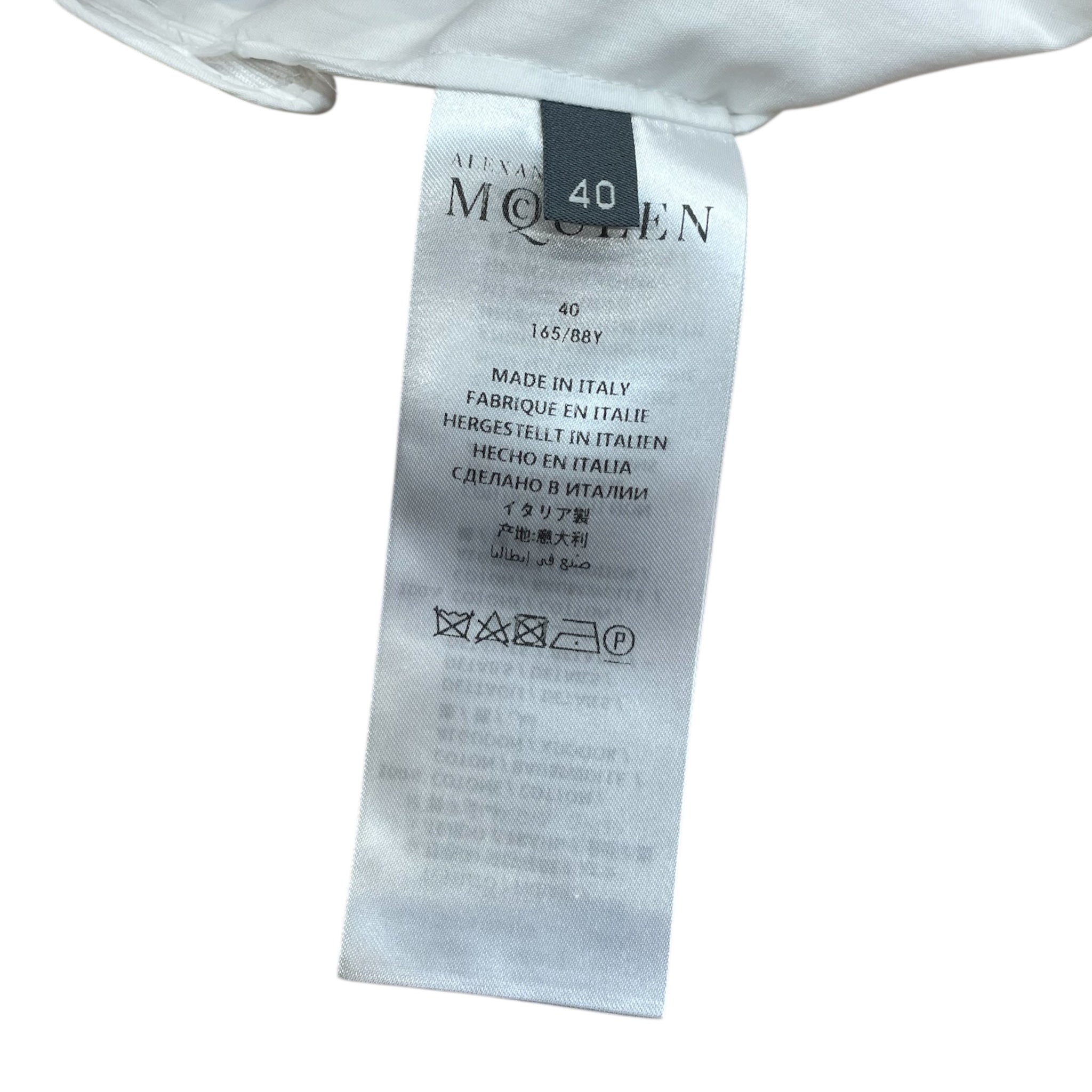 Alexander McQueen/Cut & Sew/L/Cotton/WHT/ view 4