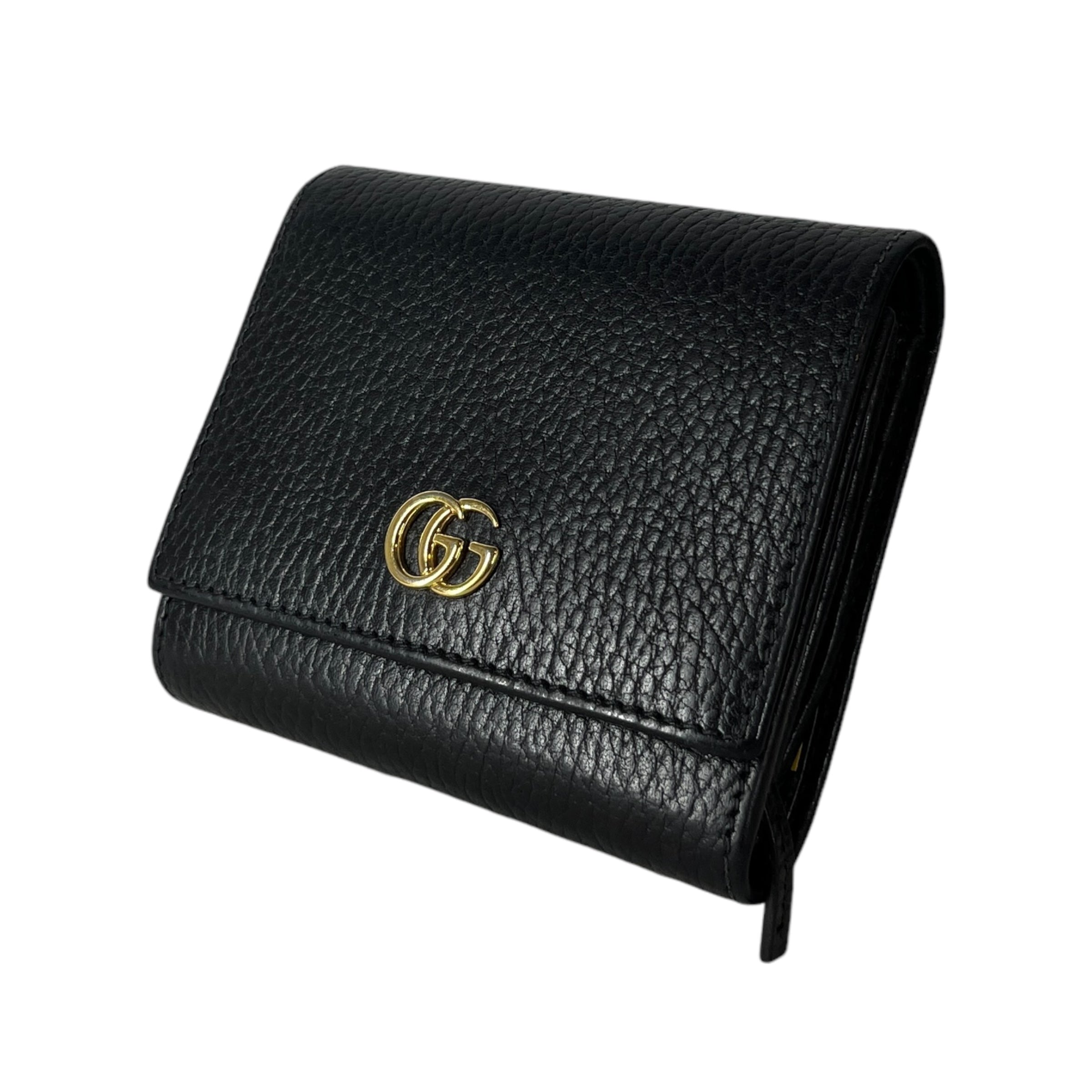 GUCCI/Wallet/Black/Leather/456126 CAO0G 1000/456126 CAO0G 1000 view 1