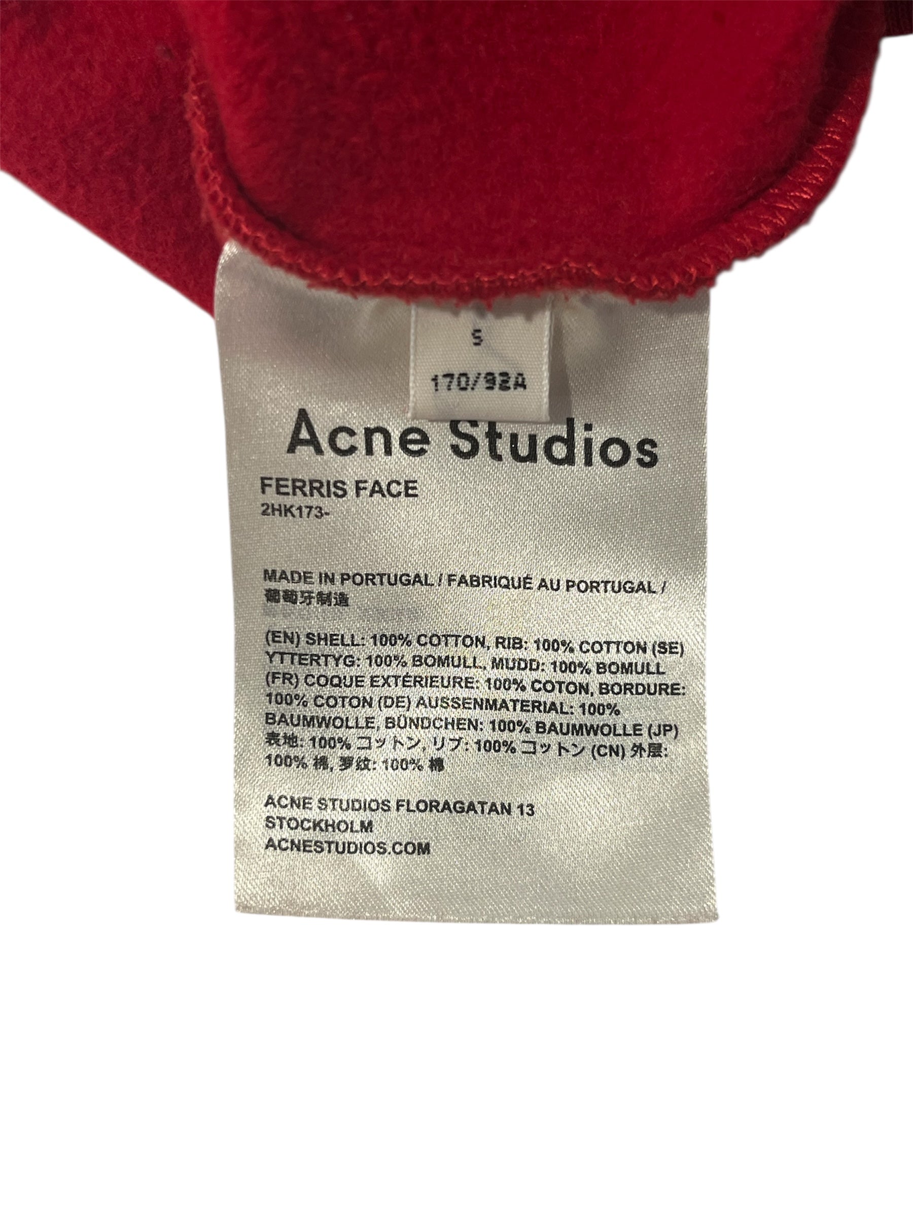 Acne Studios/Hoodie/SS/Cotton/GRY/ view 4