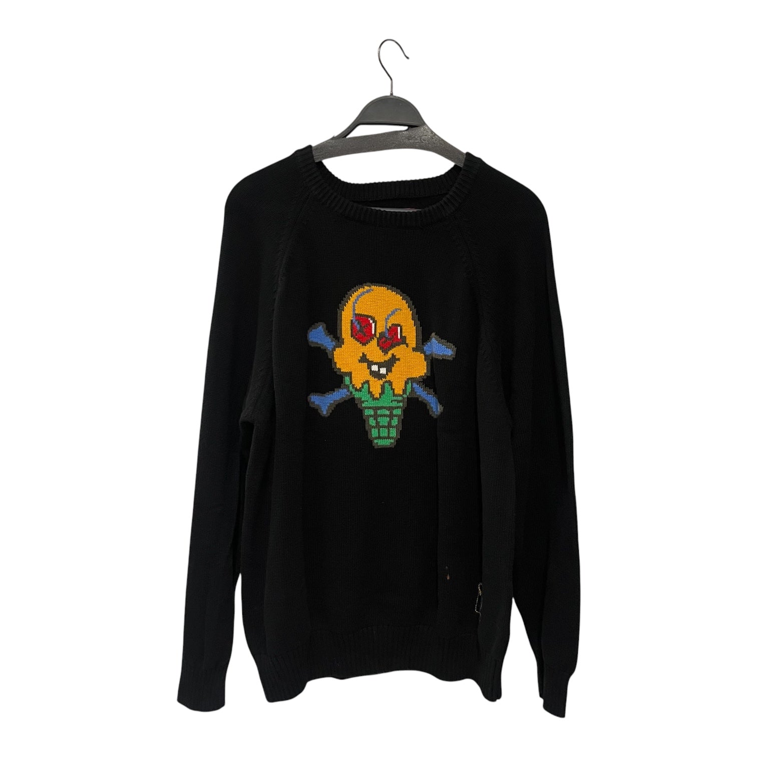 ICE CREAM/Sweater/XXL/Graphic/Cotton/BLK/cones n bones view 2