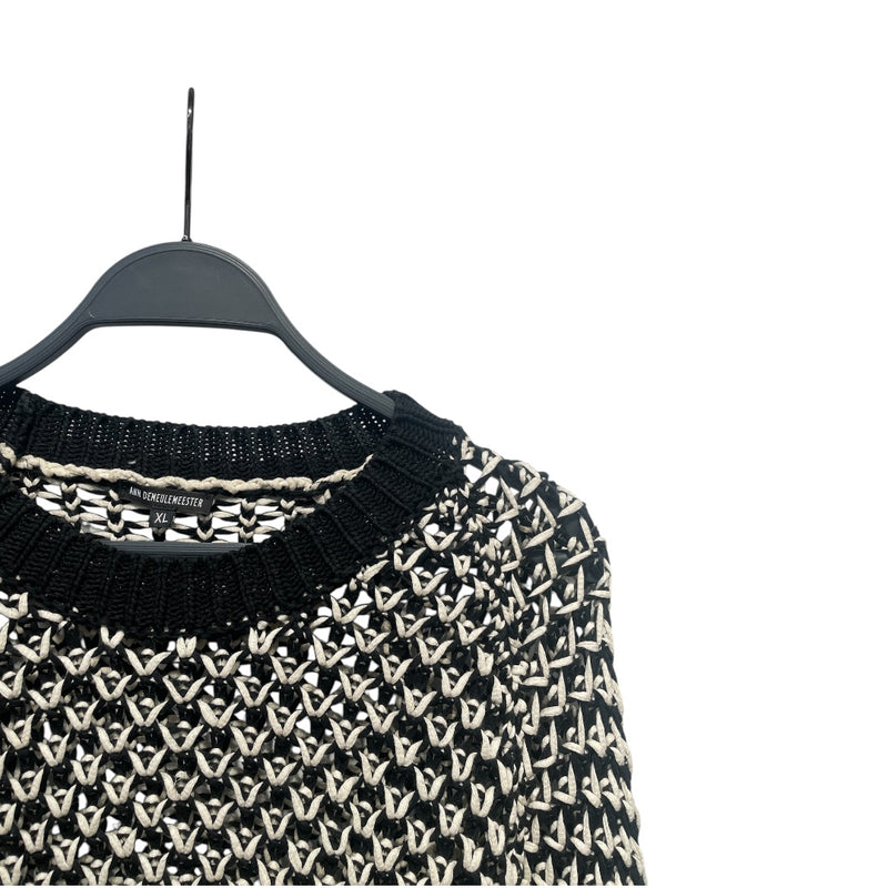 ANN DEMEULEMEESTER/Heavy Sweater/XL/Cotton/MLT/WOVEN SWEATER