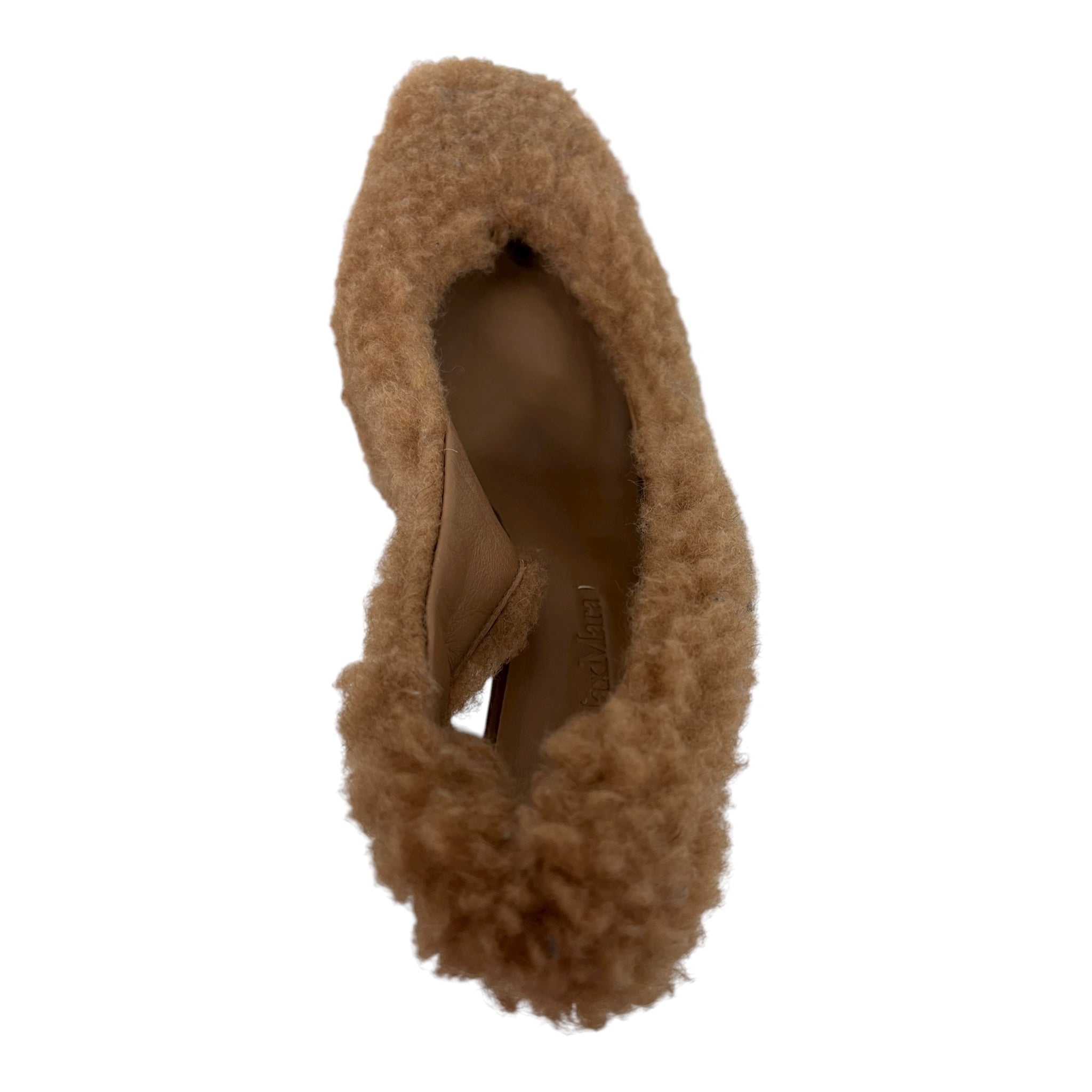 MAX MARA/Heels/EU 36/Wool/CML/TEDDY SLINGBACK view 3