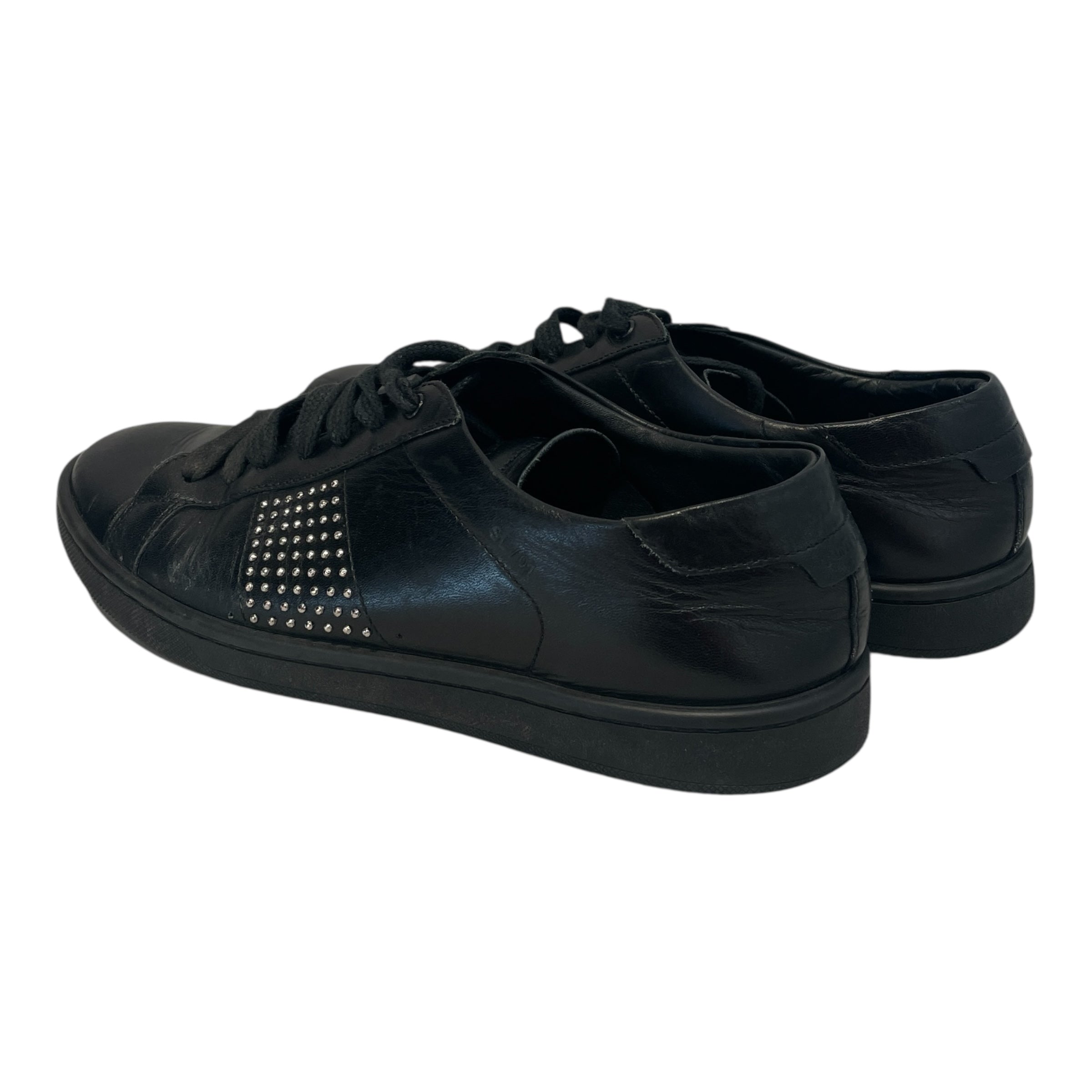 SAINT LAURENT/Low-Sneakers/US 6/Leather/BLK/ view 2