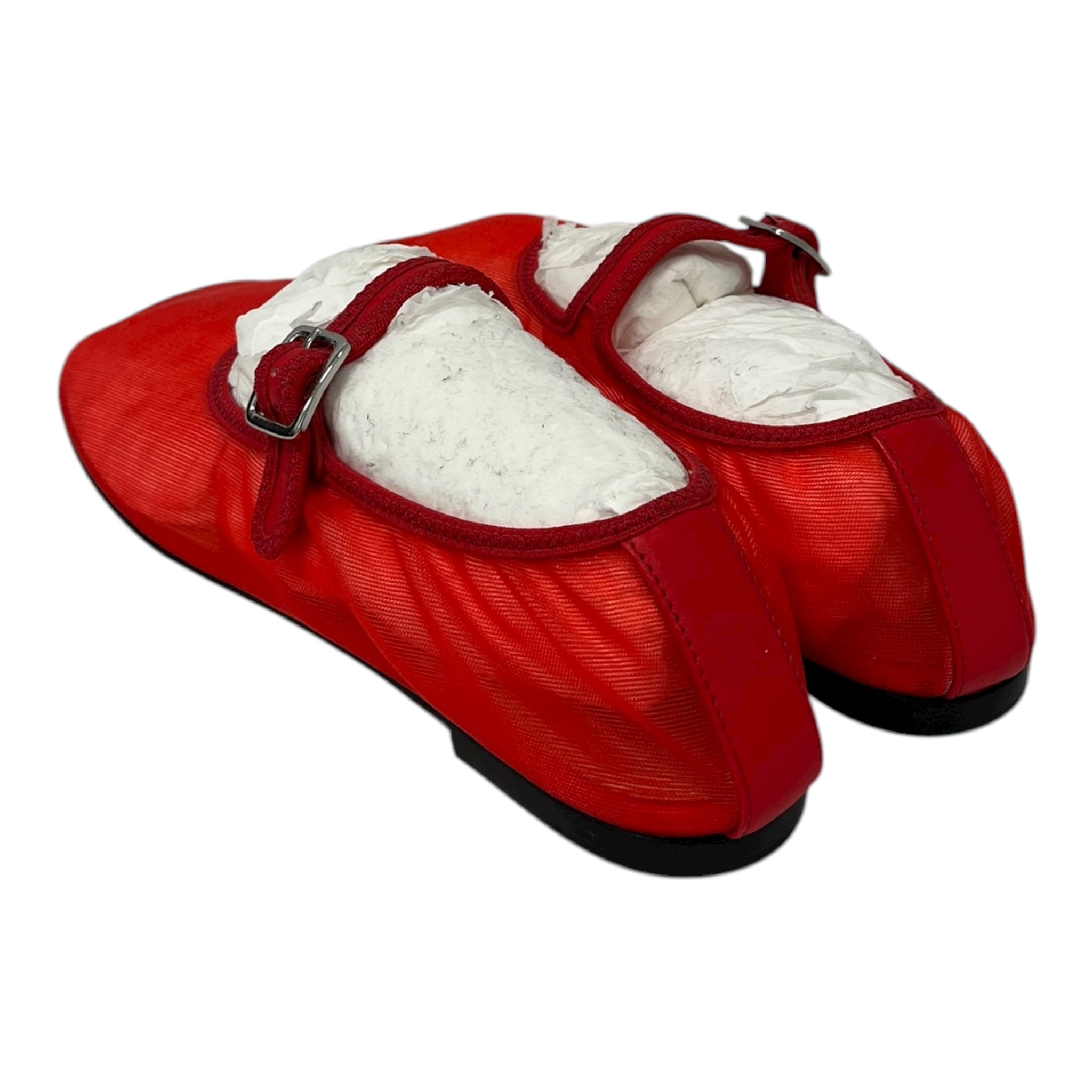 Sandy Liang/Flat Shoes/EU 42/Nylon/RED/MESH FLAT view 2