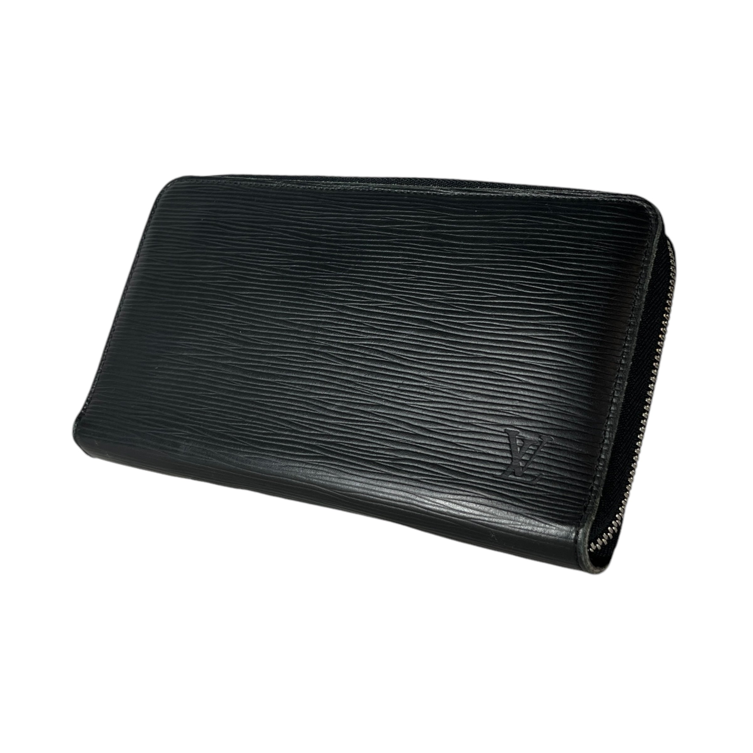 LOUIS VUITTON/Long Wallet/Black/Leather/M60072/ZIPPY WALLET_EPI/M60072 view 2