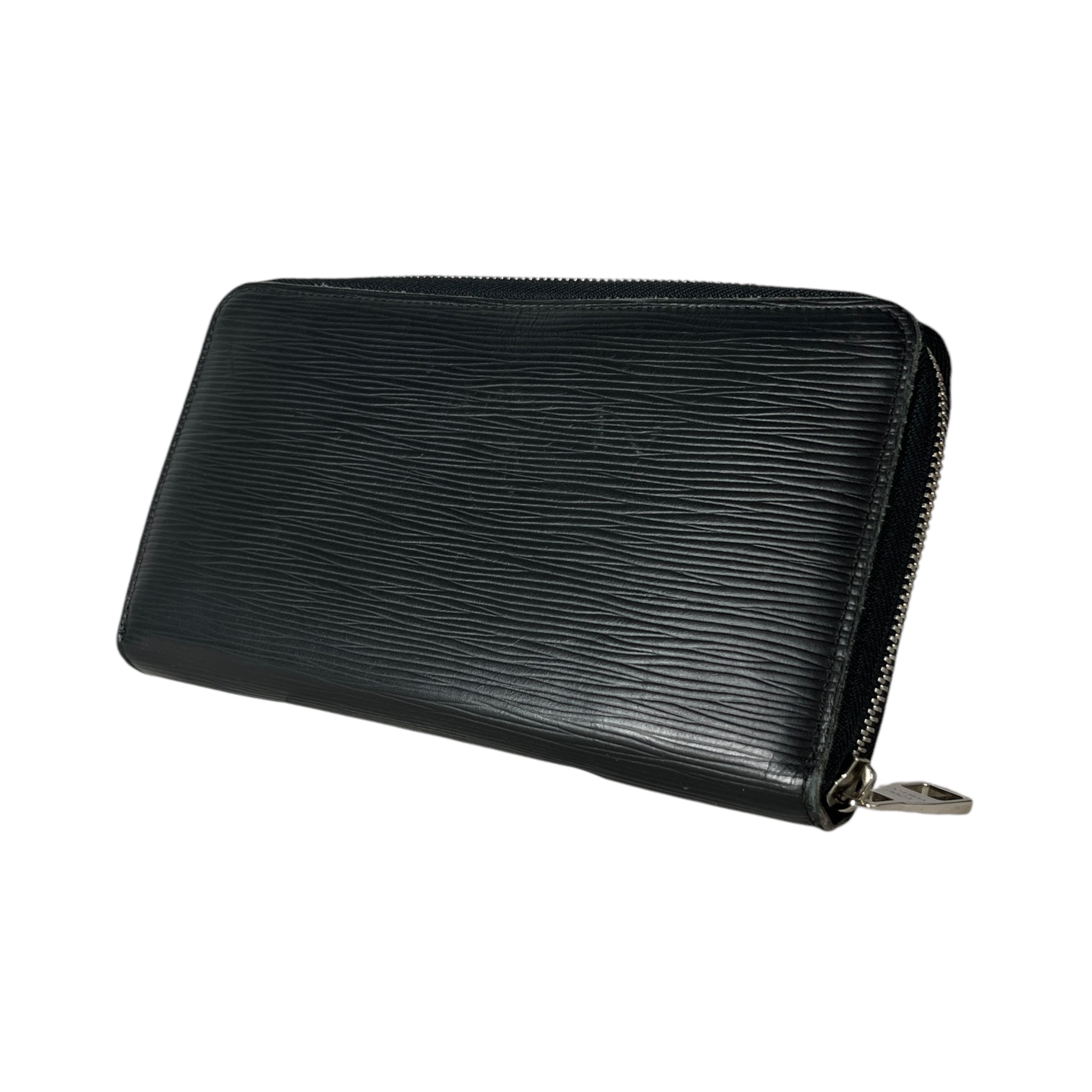 LOUIS VUITTON/Long Wallet/Black/Leather/M60072/ZIPPY WALLET_EPI/M60072 view 1