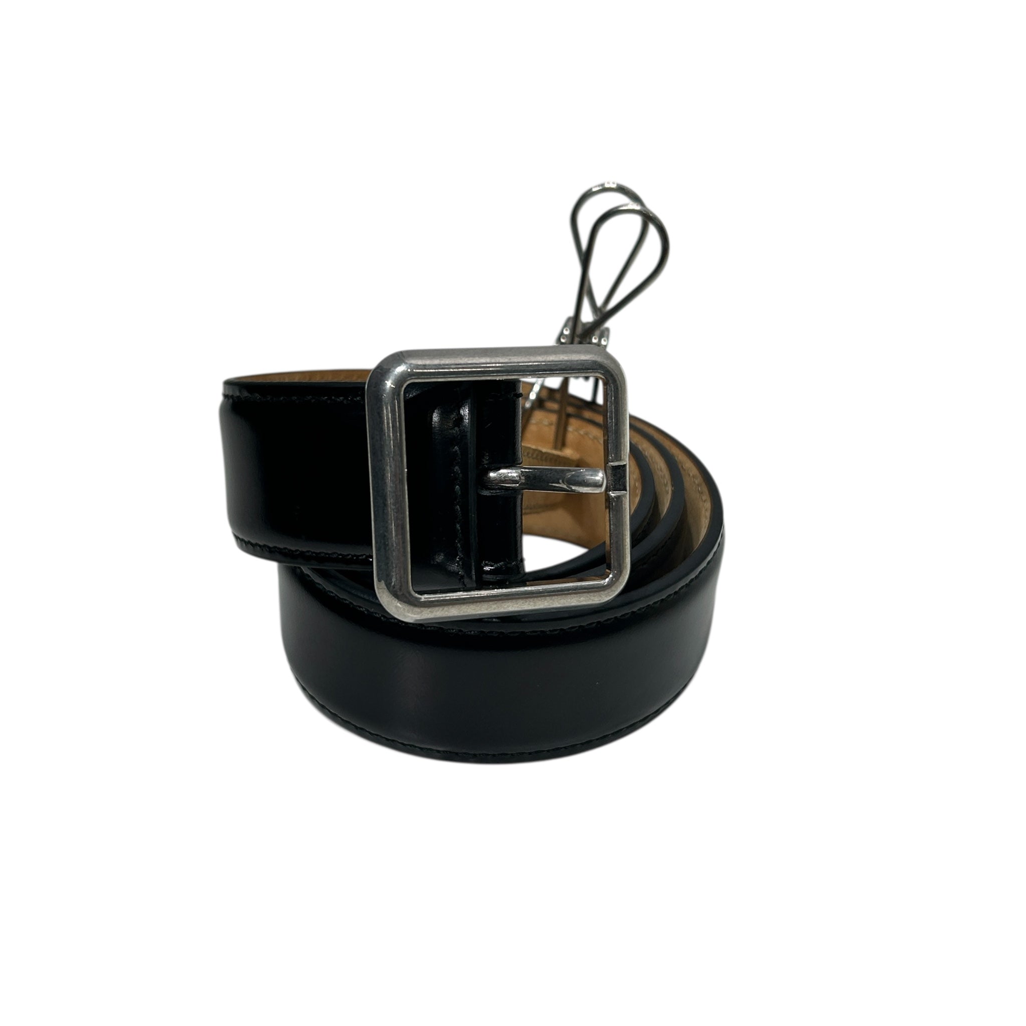 BALENCIAGA/Belt/Leather/BLK/ view 1