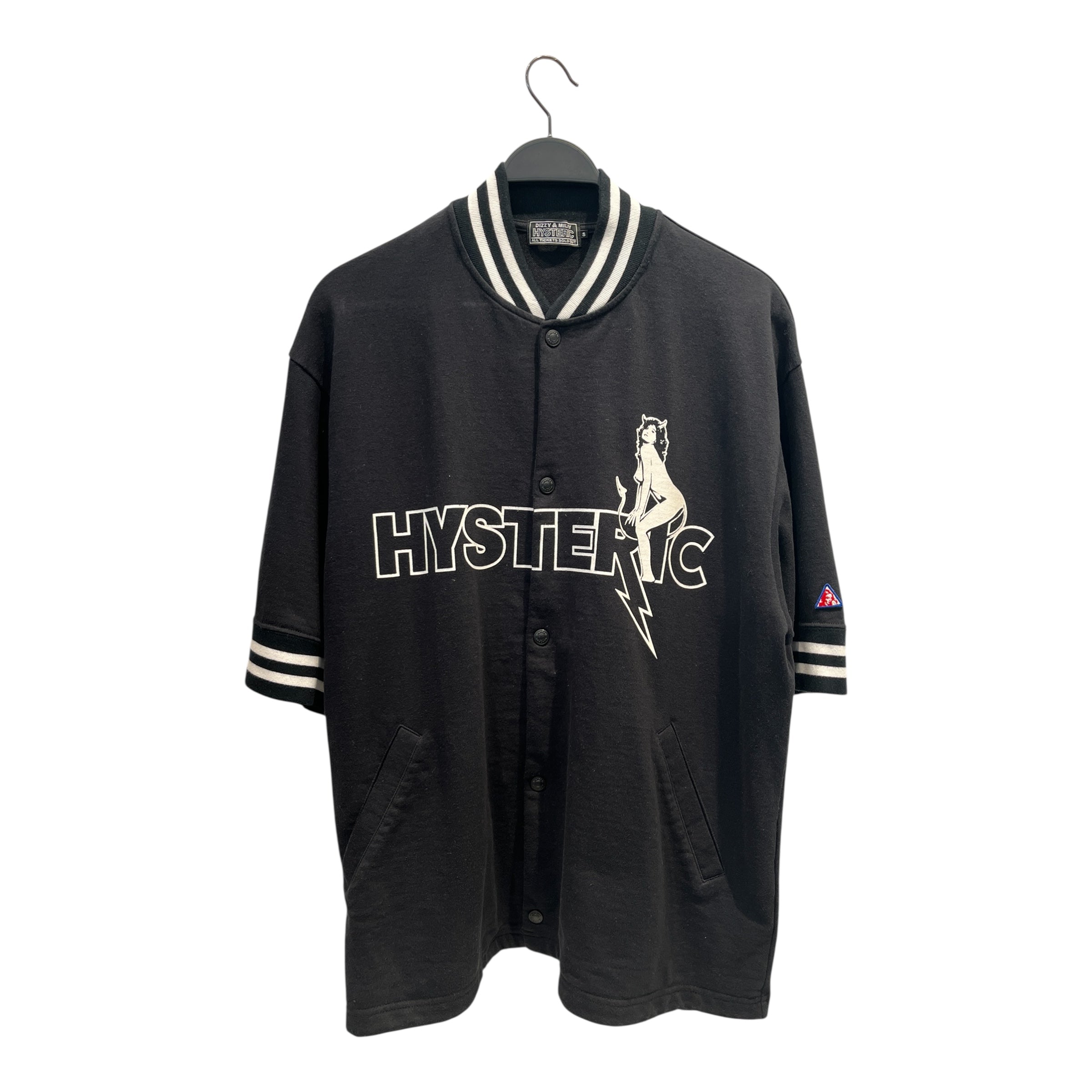 HYSTERIC/Jacket/S/Cotton/BLK/Graphic/ view 1