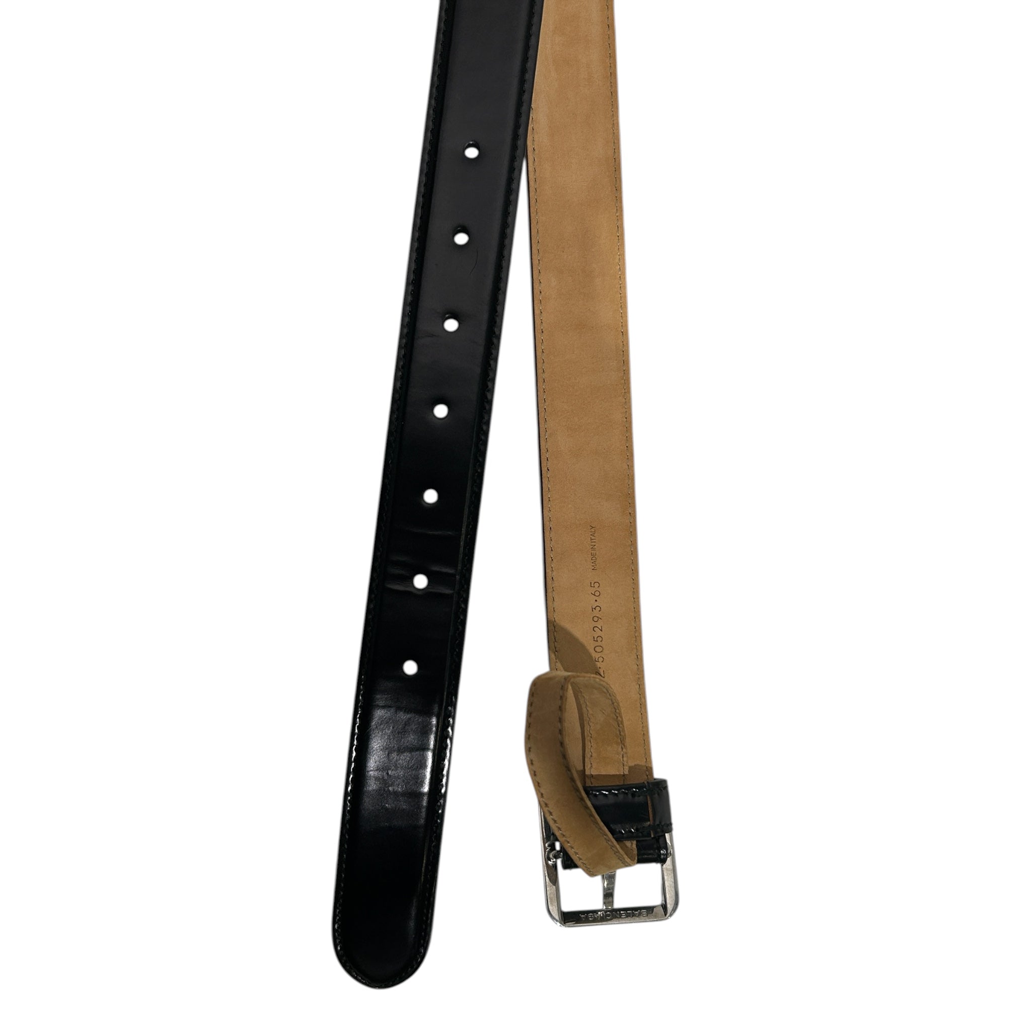 BALENCIAGA/Belt/Leather/BLK/ view 2
