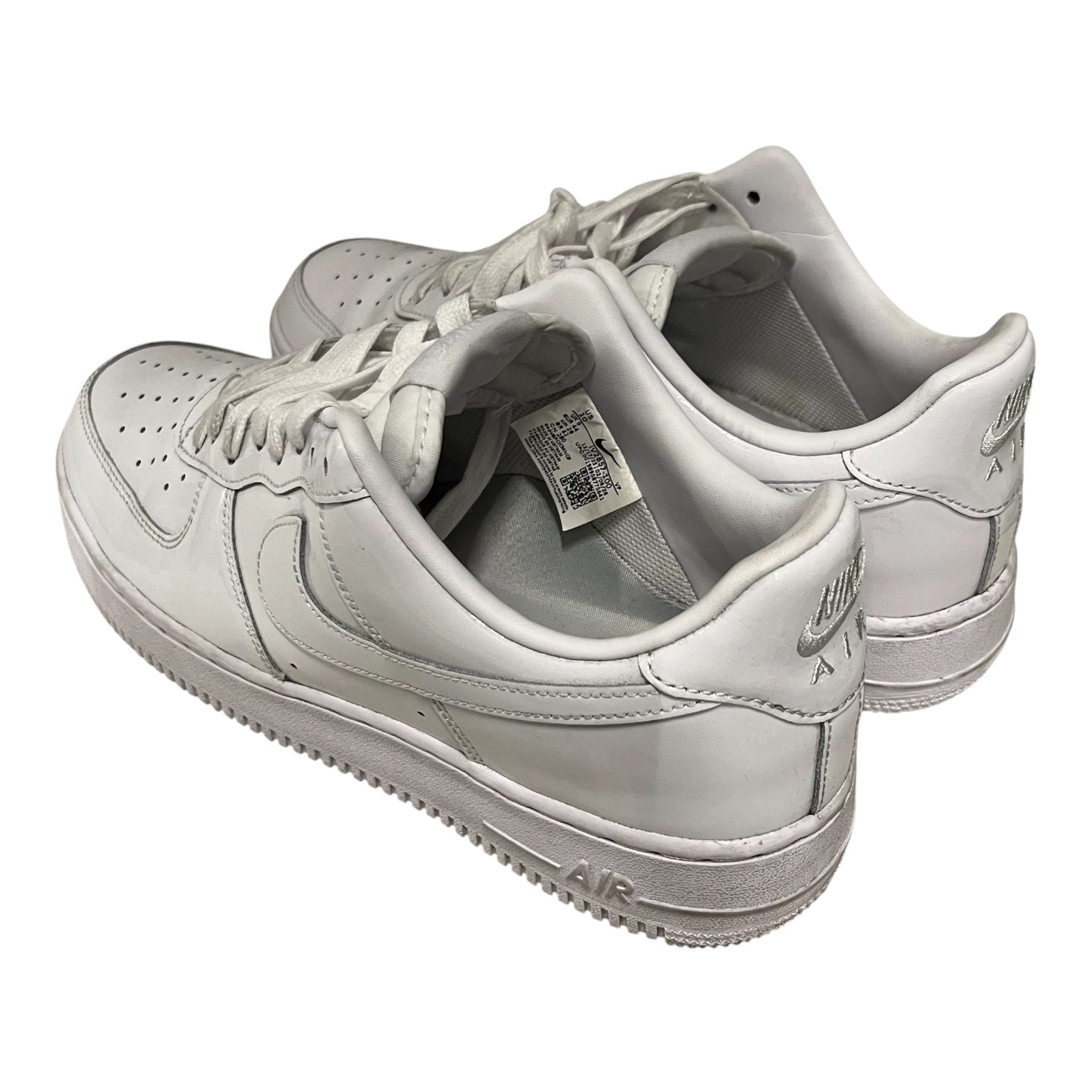 NIKE/Low-Sneakers/US 10/Leather/WHT/patent af 1 view 2