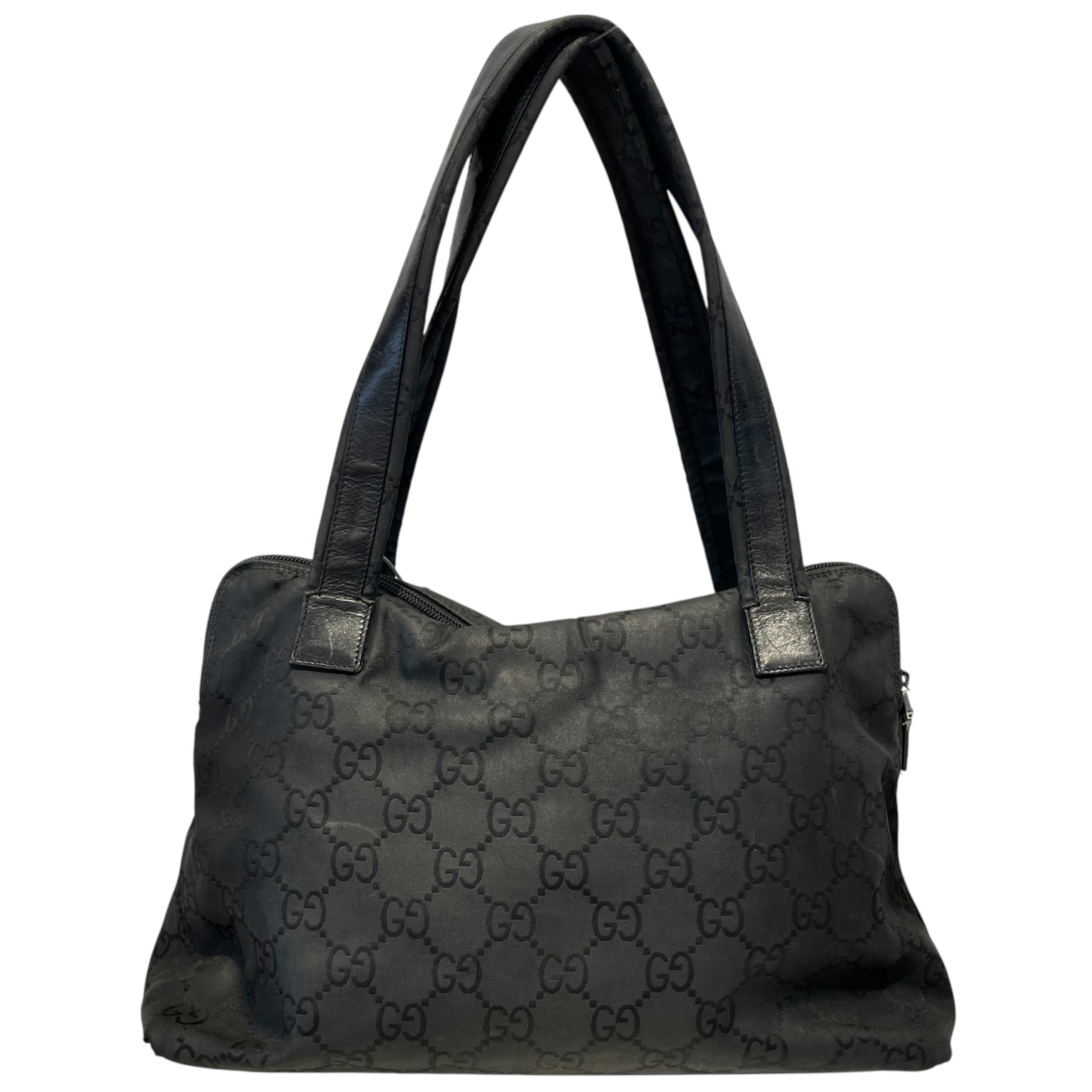 GUCCI/Hand Bag/Monogram/Nylon/BLK/NYLON POCKET view 2