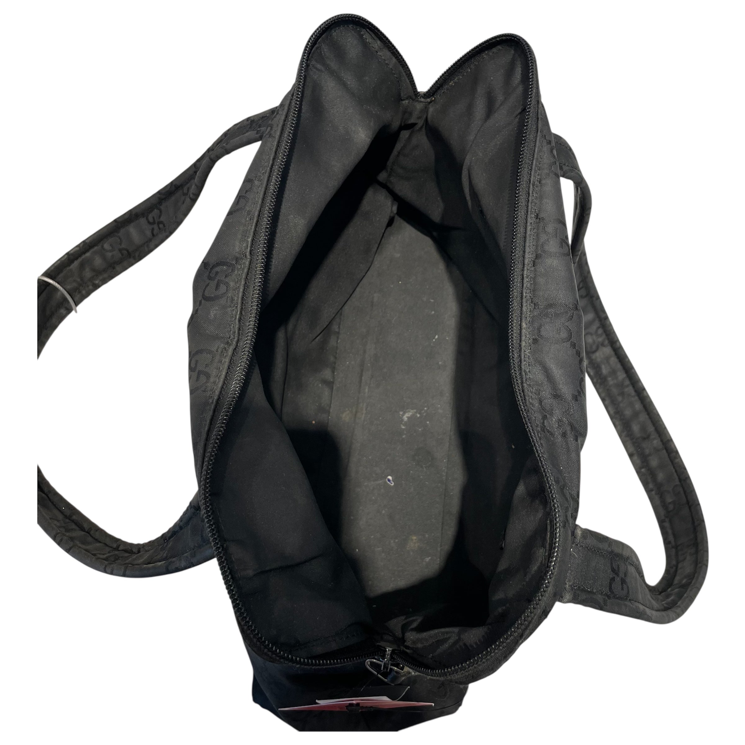 GUCCI/Hand Bag/Monogram/Nylon/BLK/NYLON POCKET view 4