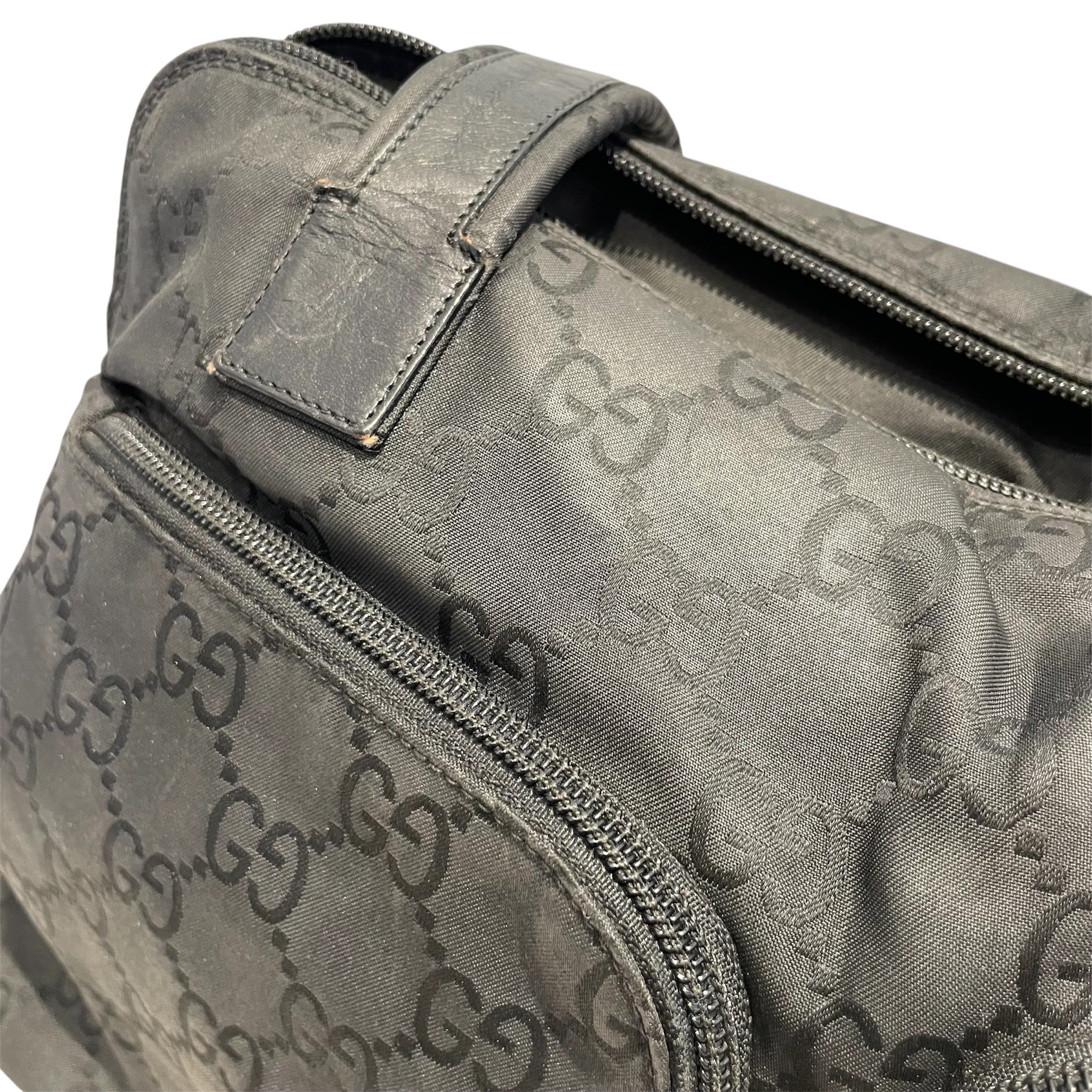 GUCCI/Hand Bag/Monogram/Nylon/BLK/NYLON POCKET view 6