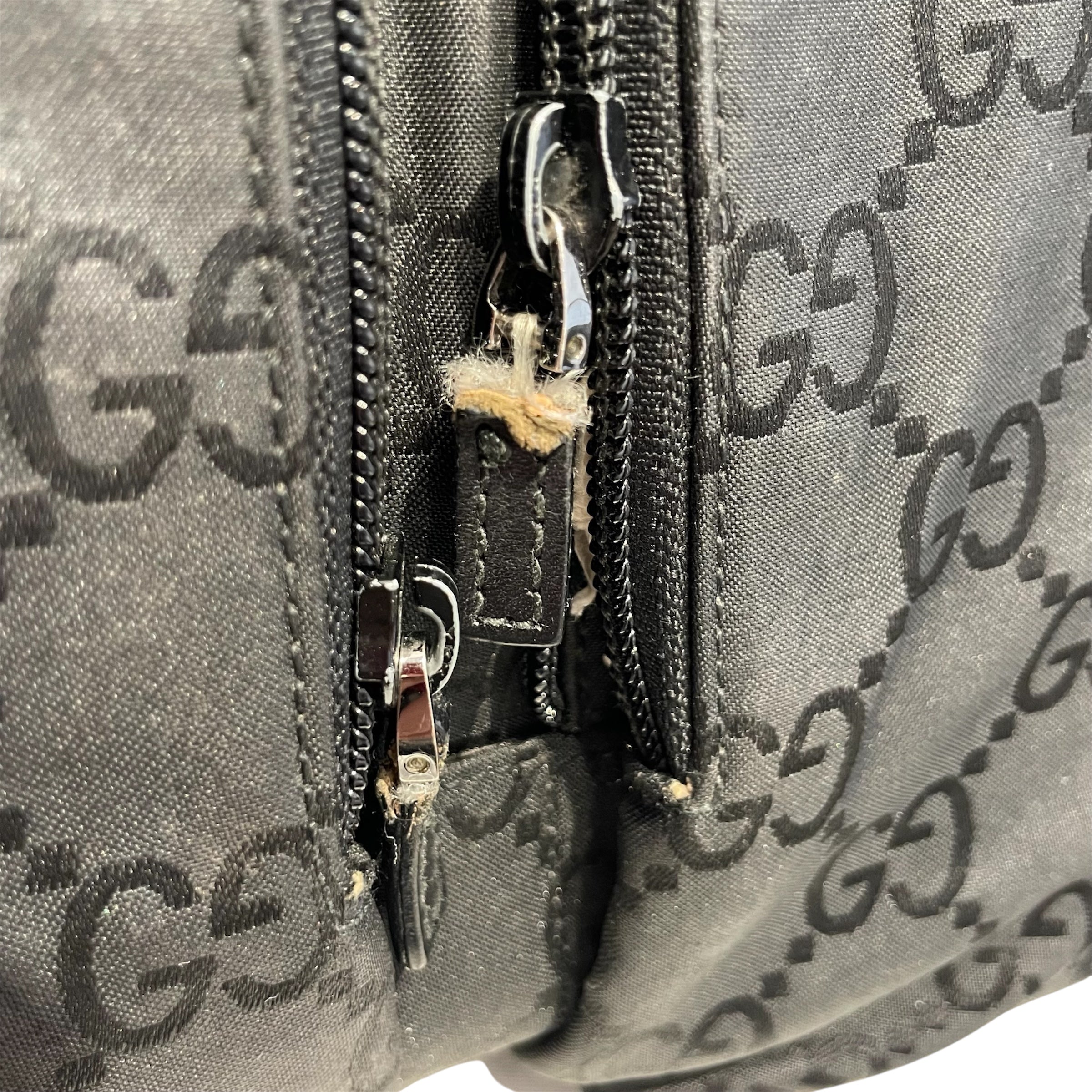 GUCCI/Hand Bag/Monogram/Nylon/BLK/NYLON POCKET view 7