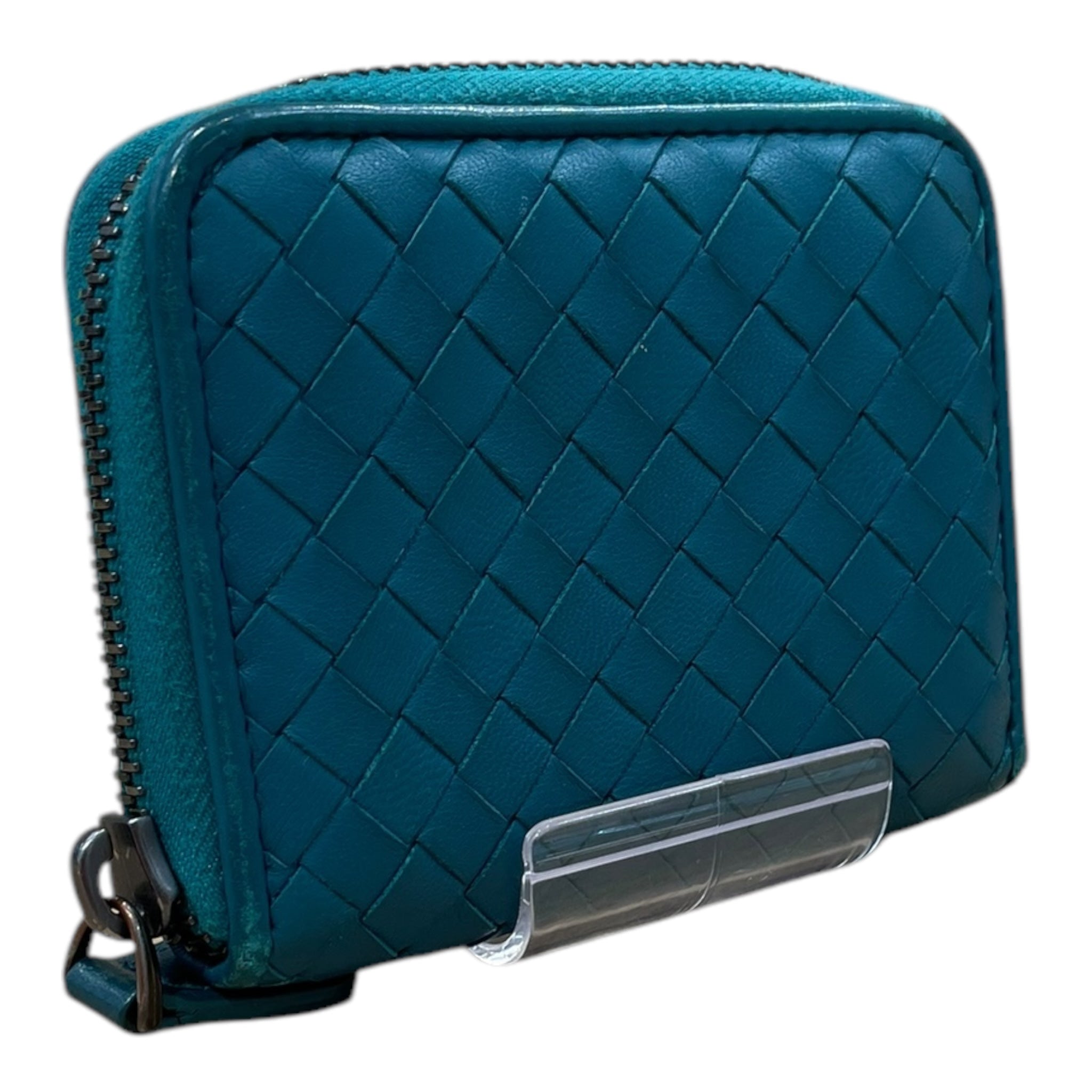 BOTTEGA VENETA/Coin Wallet/Leather/BLU/ view 2