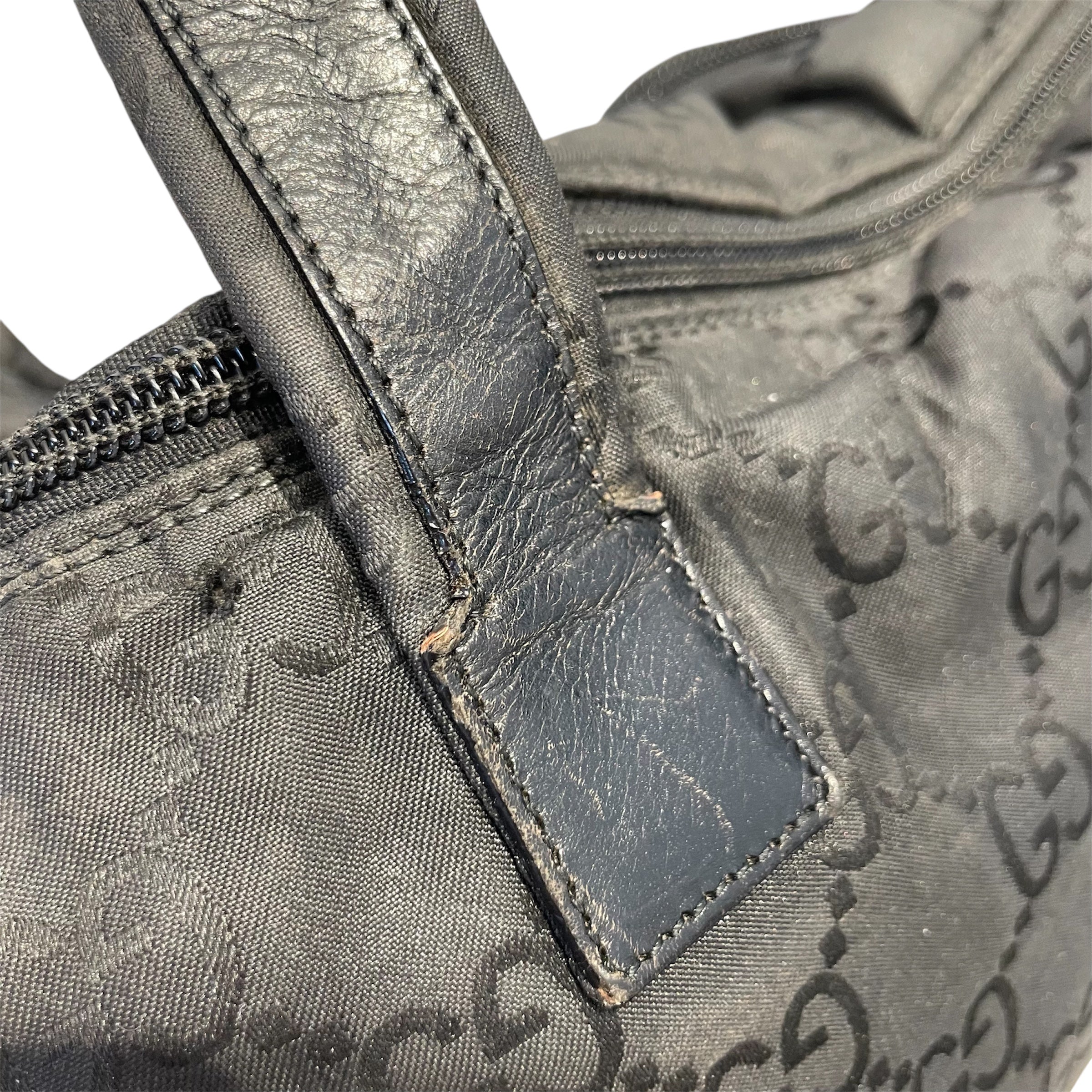 GUCCI/Hand Bag/Monogram/Nylon/BLK/NYLON POCKET view 8