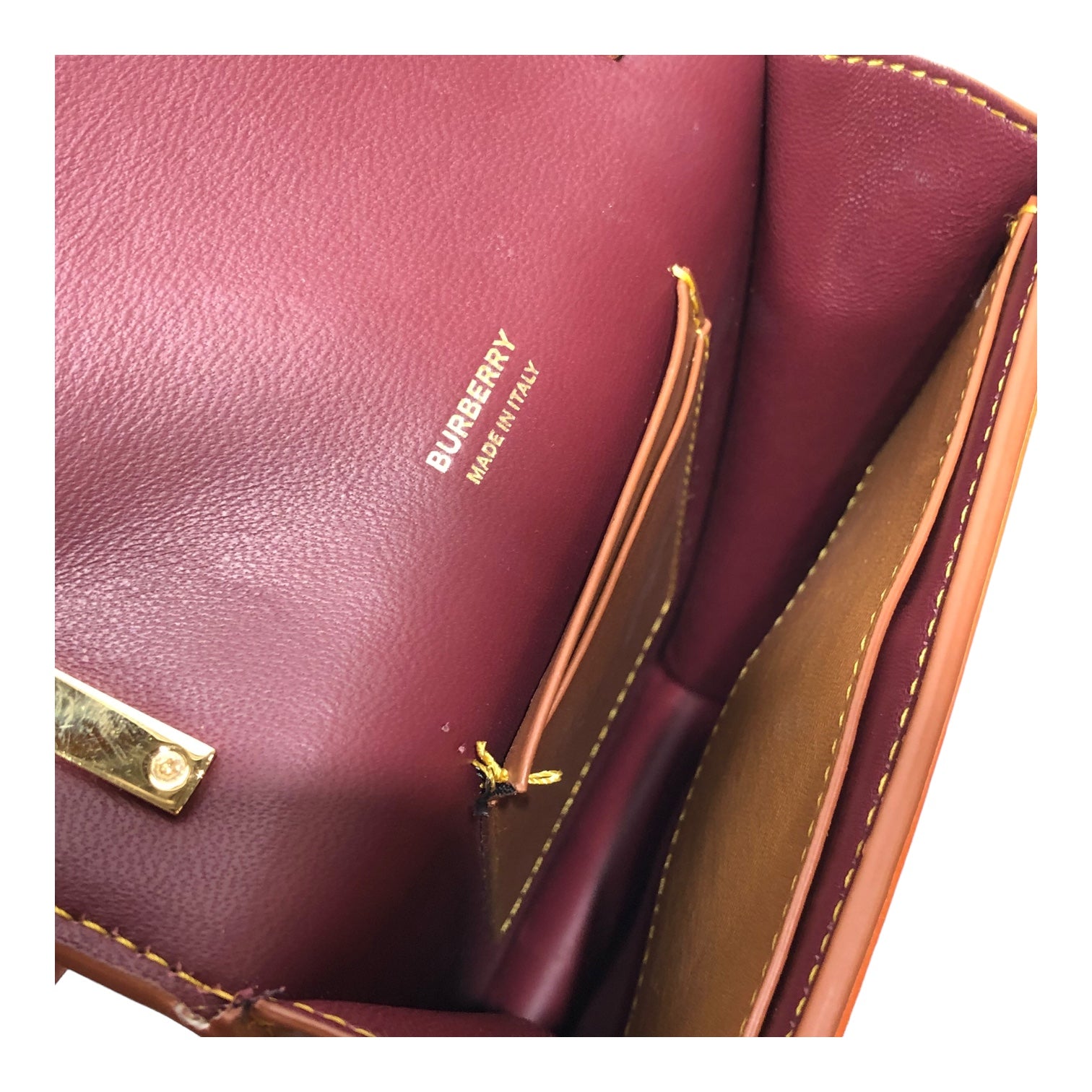BURBERRY/Pouch/Border/Leather/MLT/BURBERRY ROBIN BAG NO STRAP view 4