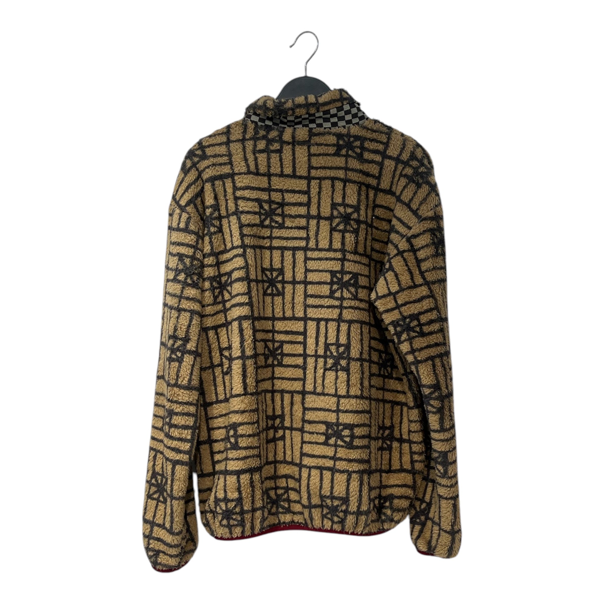 KAPITAL/Jacket/M/Polyester/BEG/All Over Print/K2211LC133 fork domino zip up view 2