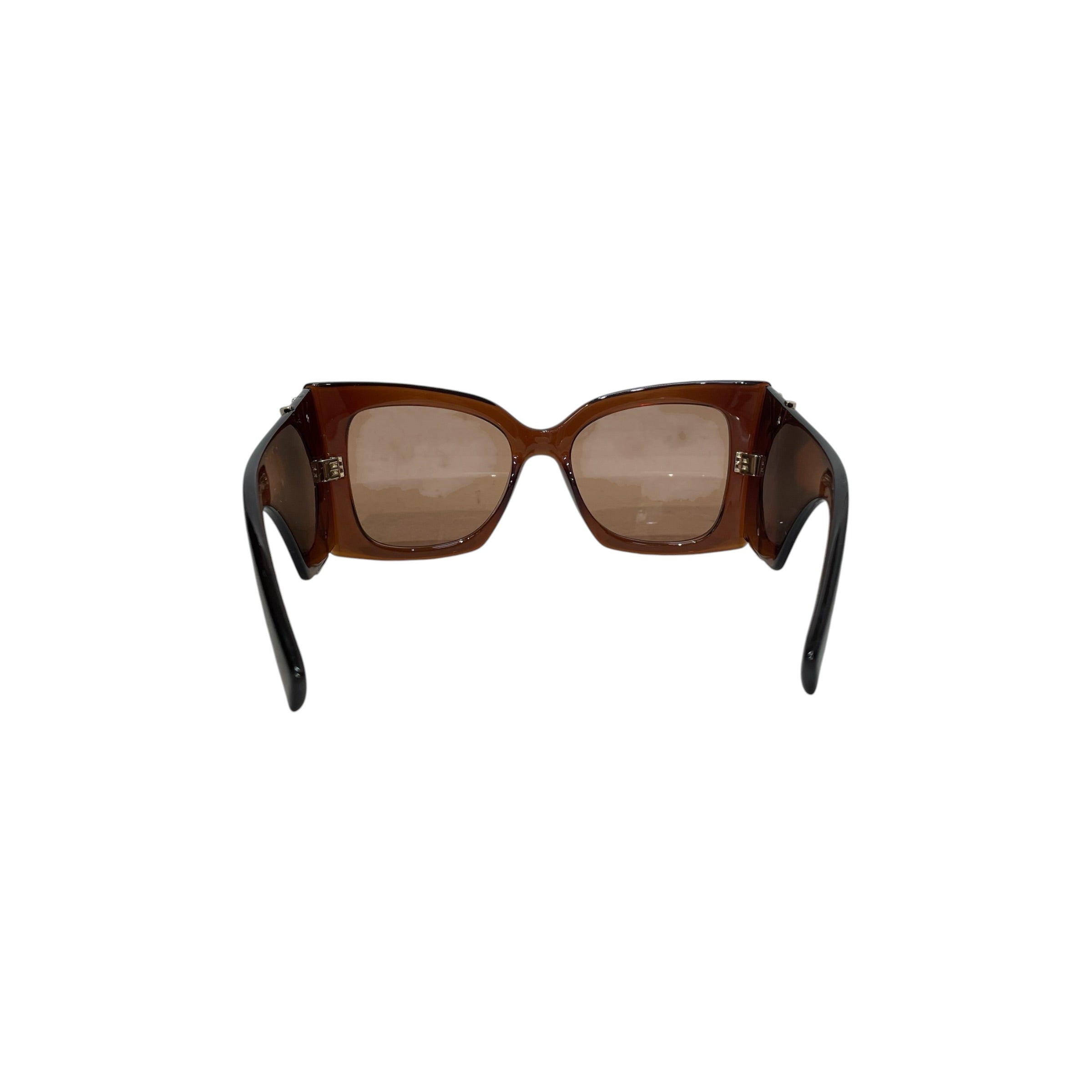 YVES SAINT LAURENT/Sunglasses/Plastic/BRW/L's/ view 3