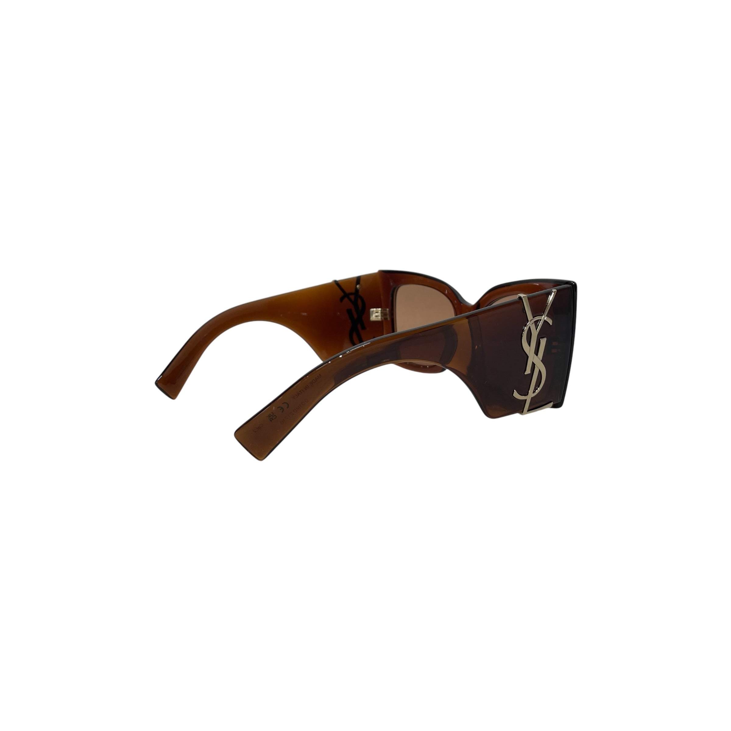 YVES SAINT LAURENT/Sunglasses/Plastic/BRW/L's/ view 4