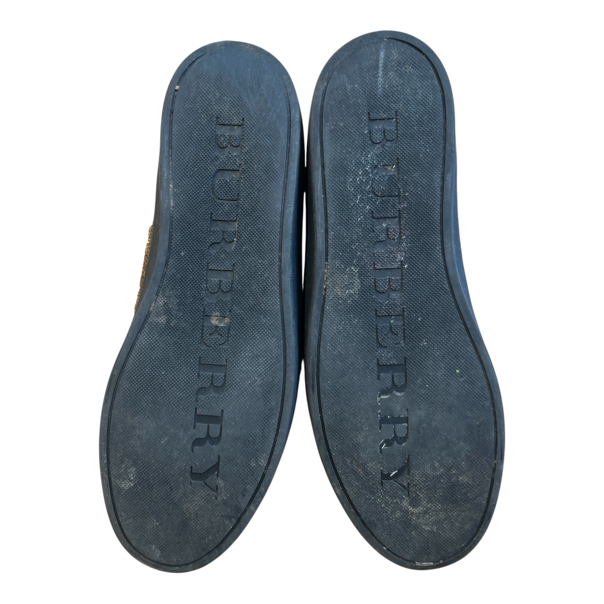 BURBERRY/Low-Sneakers/EU 39.5/BLK/Sequin view 3