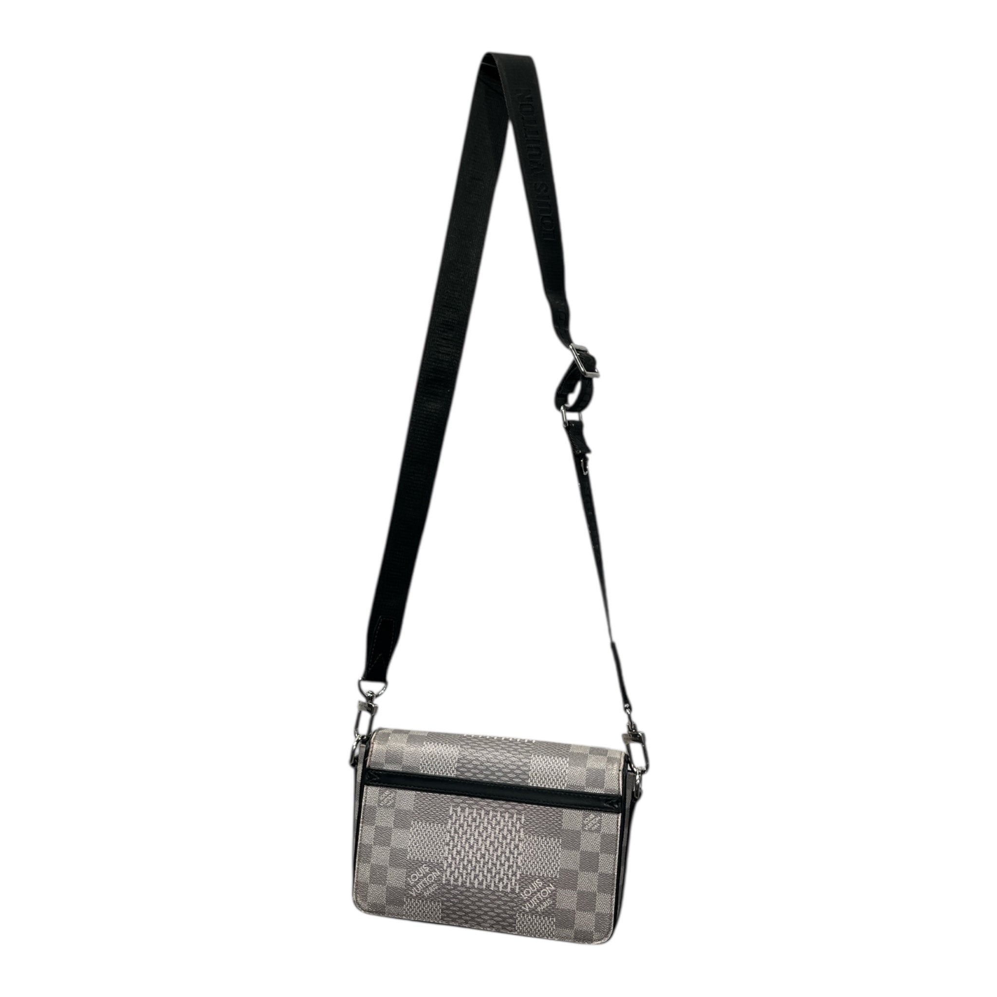 LOUIS VUITTON/Cross Body Bag/Monogram/Leather/GRY/DAMIER GRAPHITE MESSANGER view 2