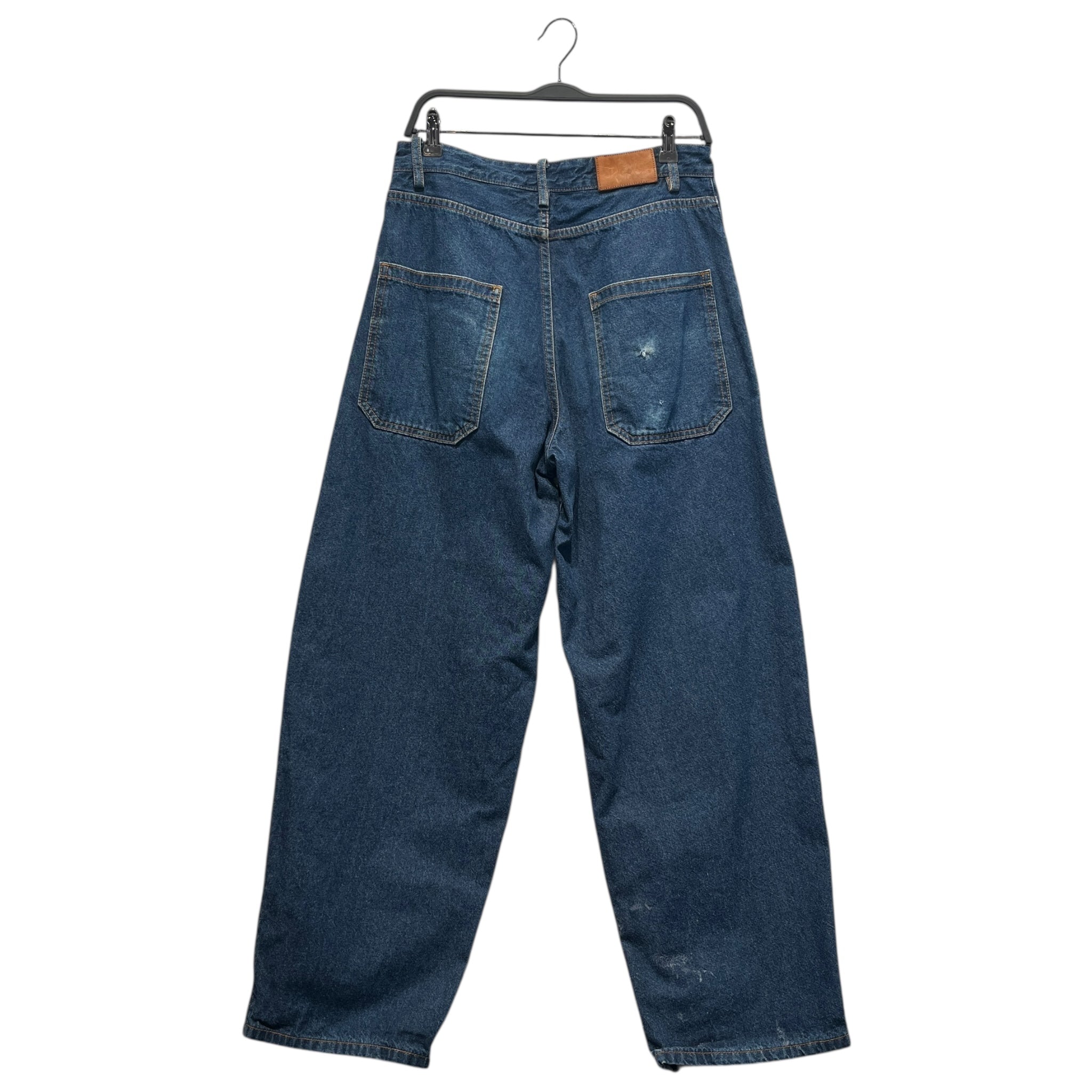 Goodfight/Pants/32/Denim/BRD/gold contrast stitch barrel view 2