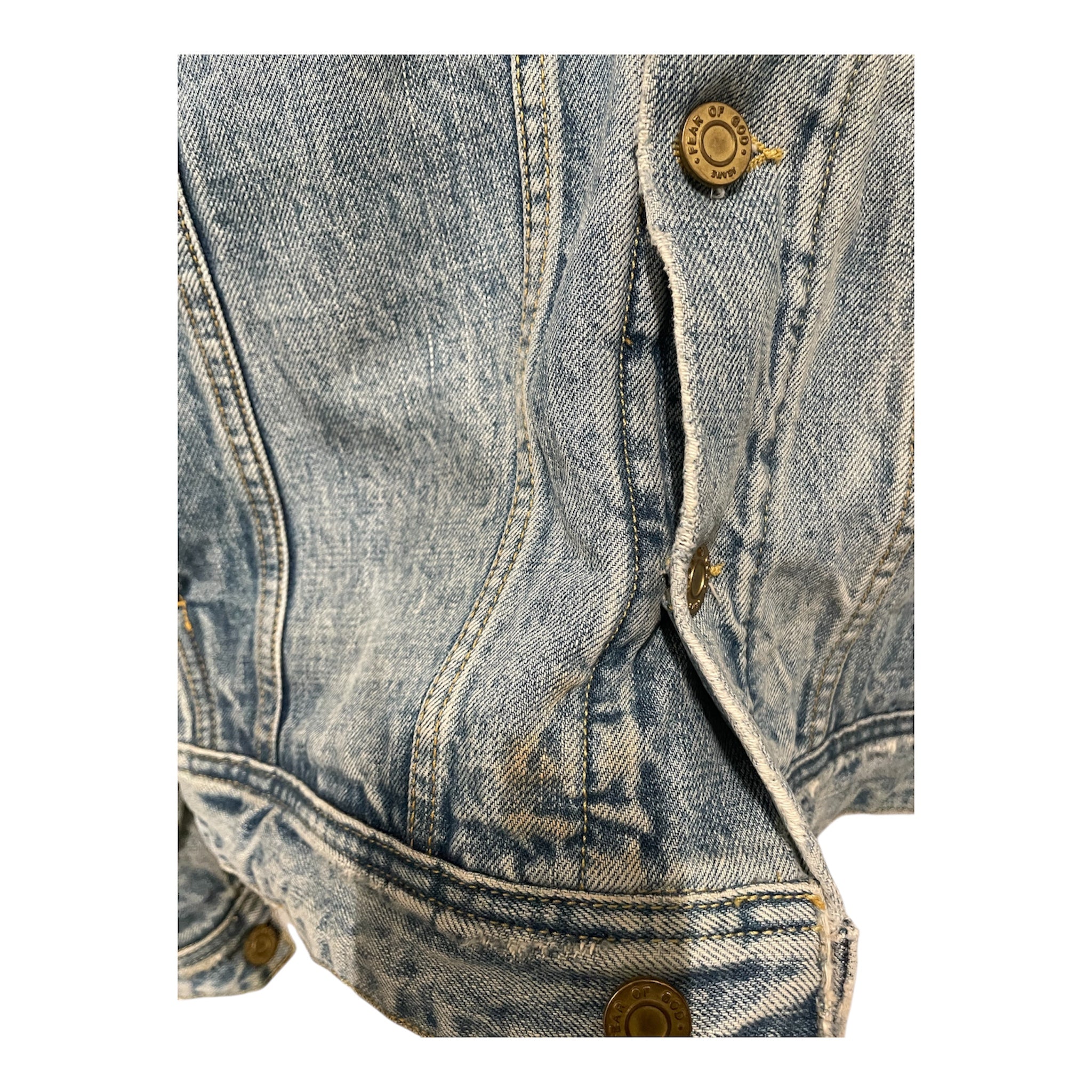 FEAR OF GOD/Denim Jkt/L/Denim/BLU/HOODIE DENIM JKT HYBRD view 6