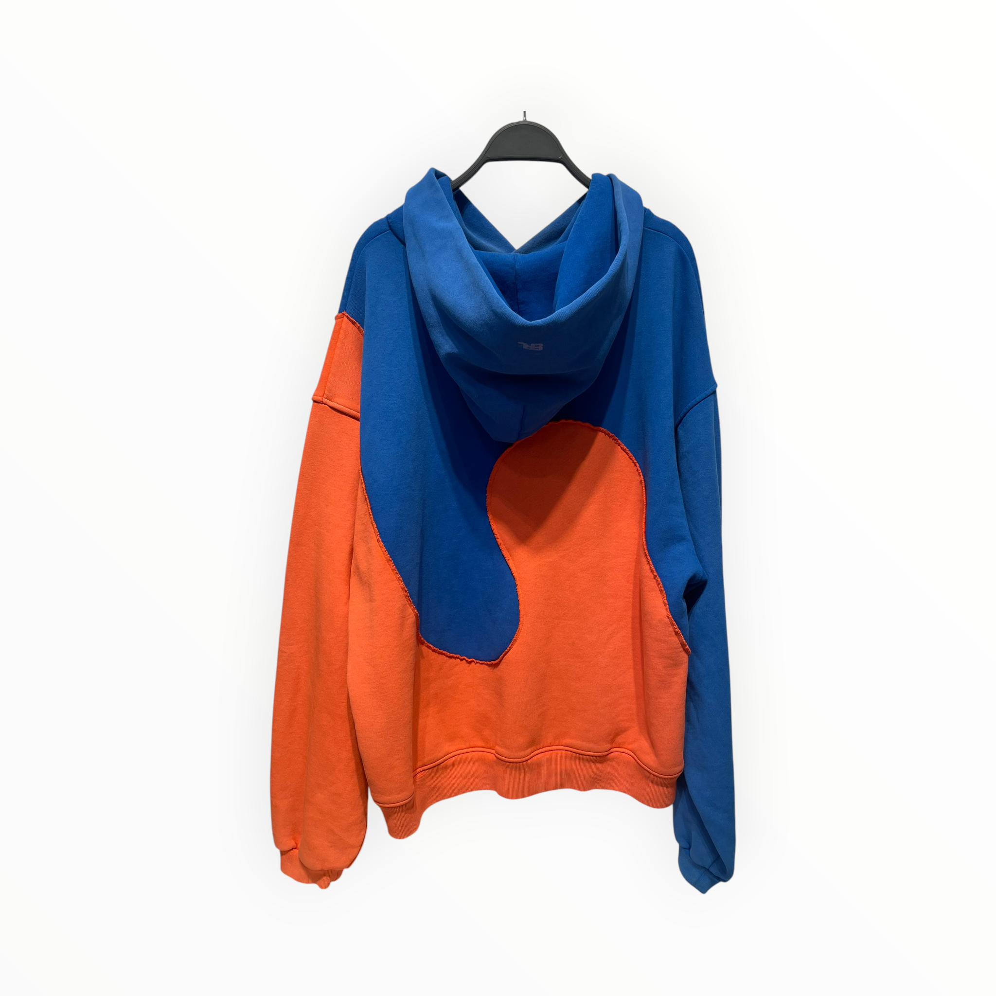 ERL/Hoodie/L/Cotton/BLU/blue and orange wavy view 2