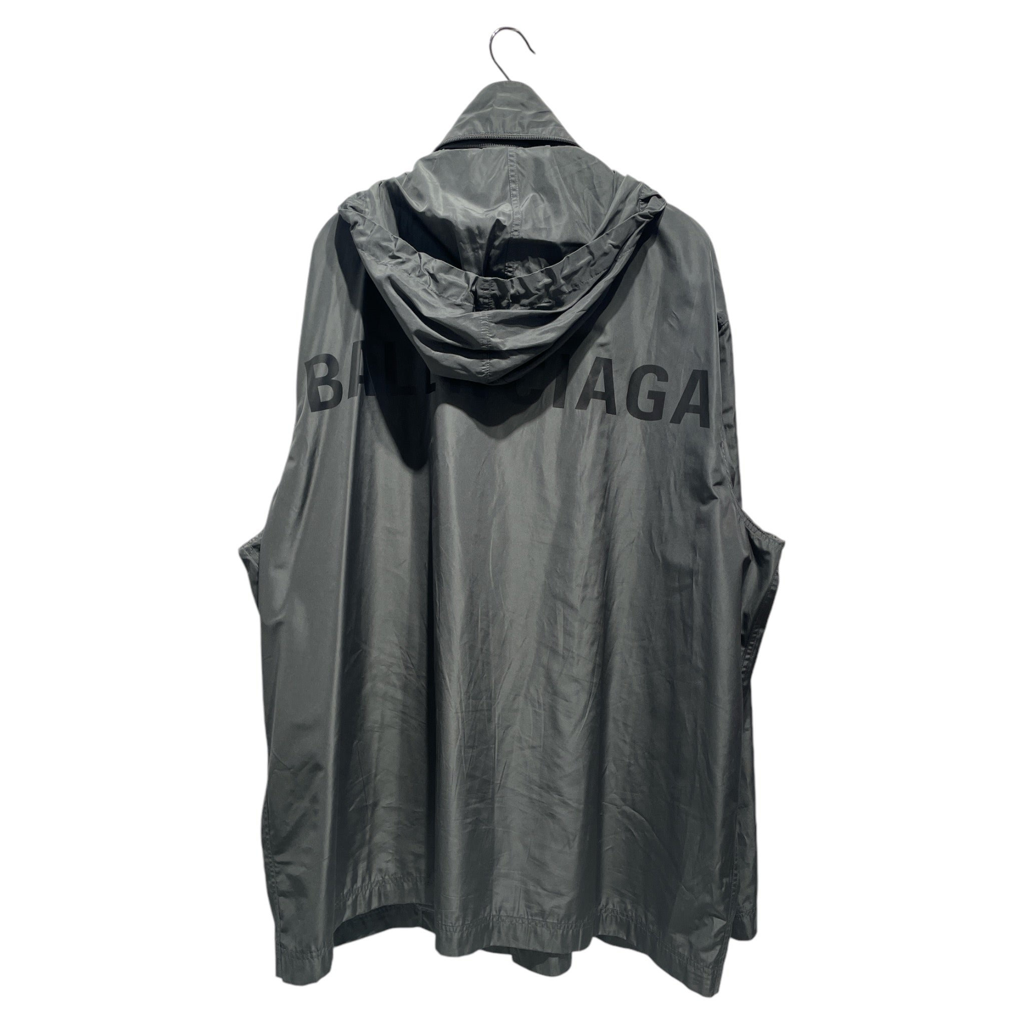 BALENCIAGA/Jacket/44/GRY/back logo view 2