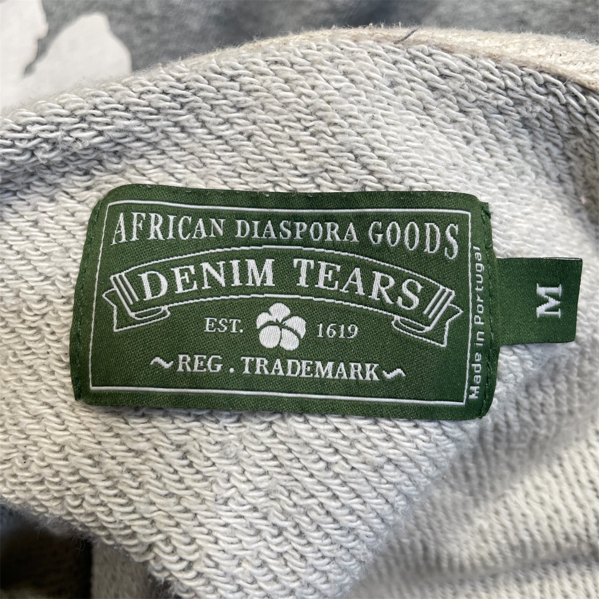 DENIM TEARS/Sweatshirt/M/Cotton/GRY/ view 3