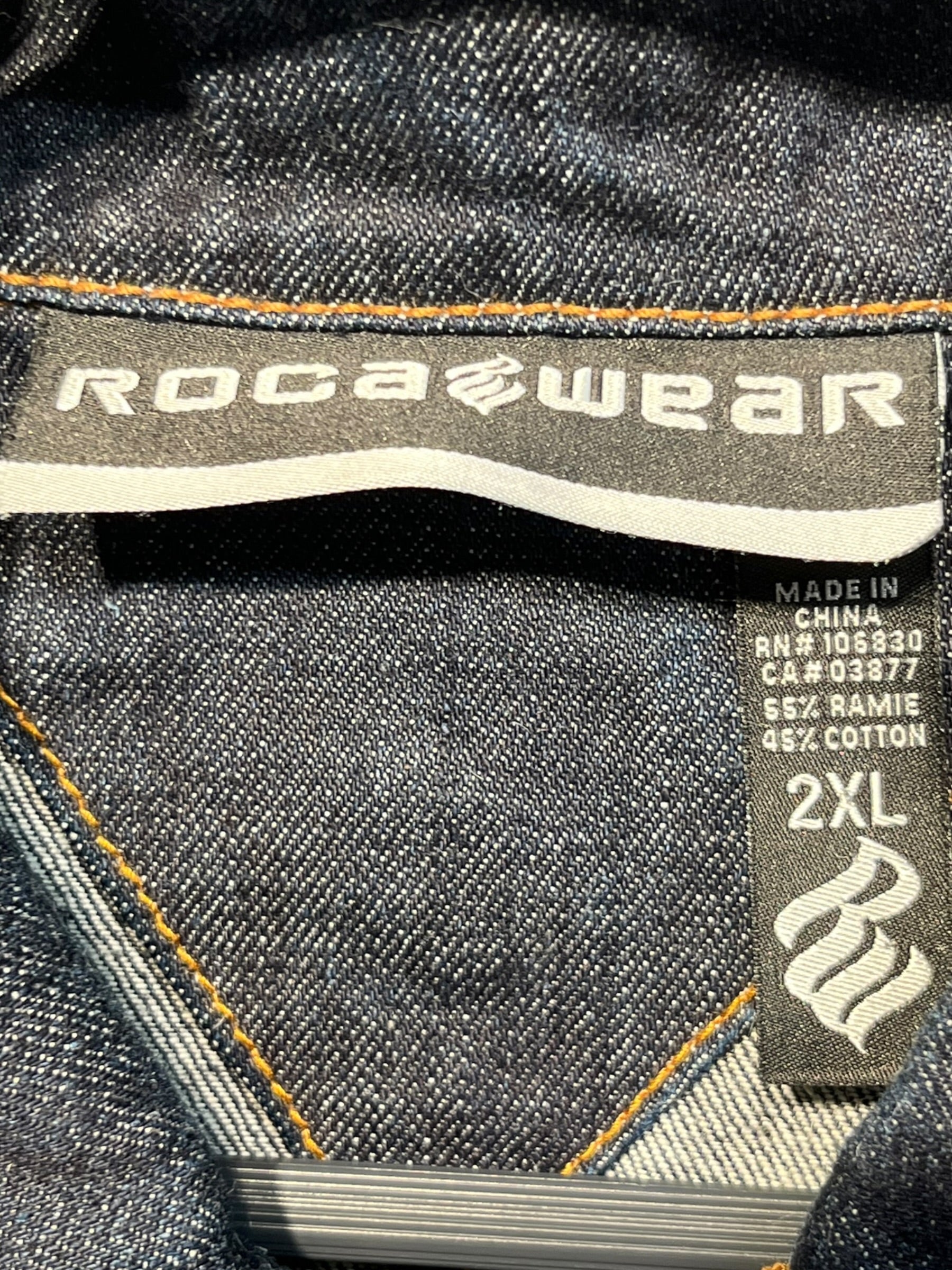 ROCAWEAR/Denim Jkt/XXL/Denim/NVY/ view 3