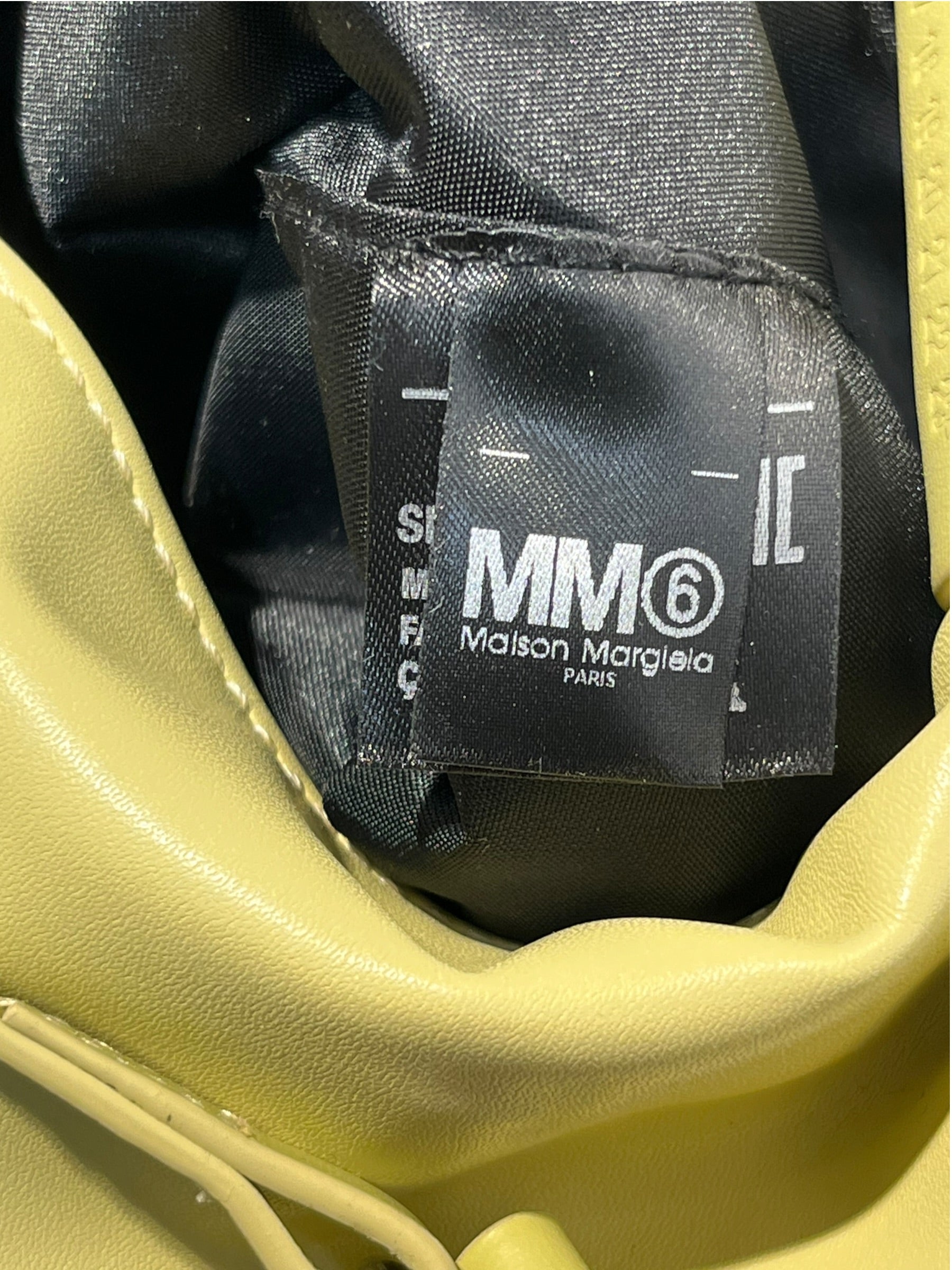 MM6/Cross Body Bag/Leather/YEL/TRIANGLE CLASSIC BAG view 4