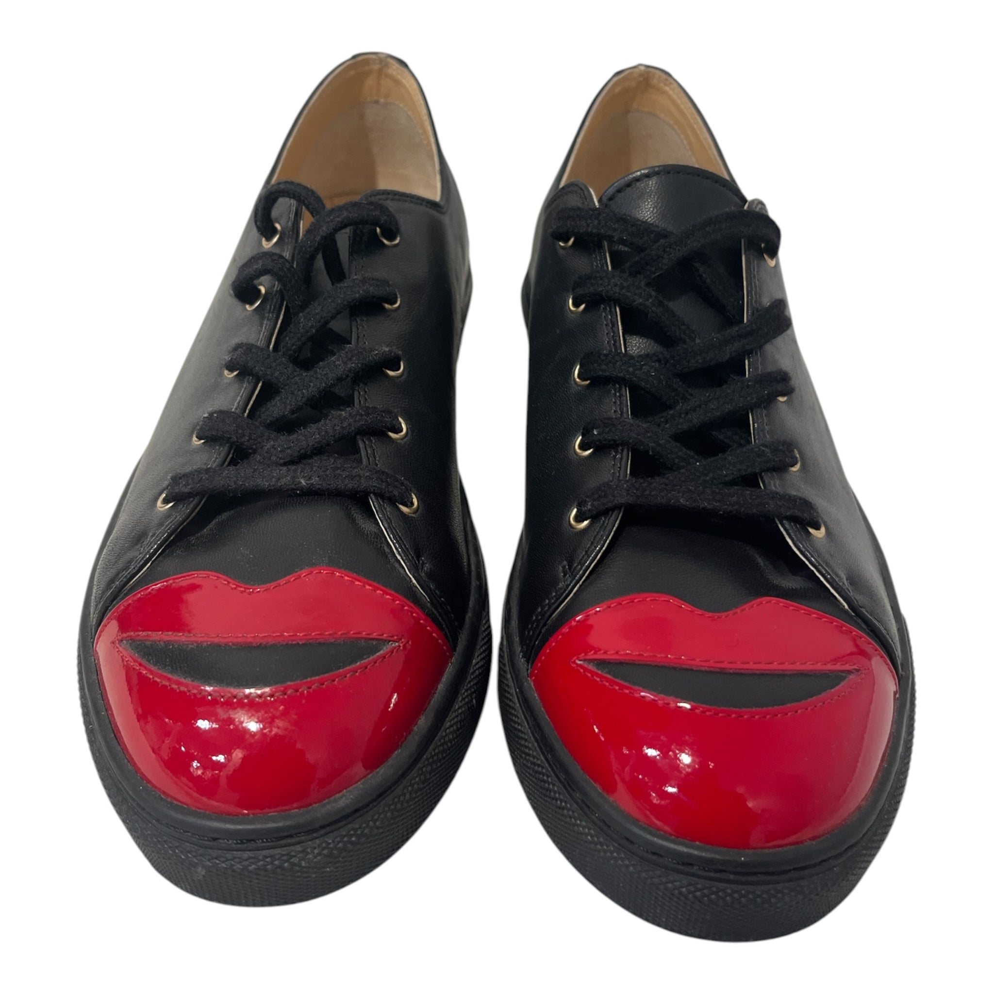 Charlotte Olympia/Low-Sneakers/EU 41/Leather/BLK/ view 2