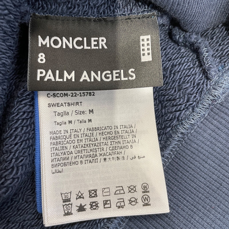 MONCLER/Palm Angels/Sweatshirt/8/Cotton/NVY/