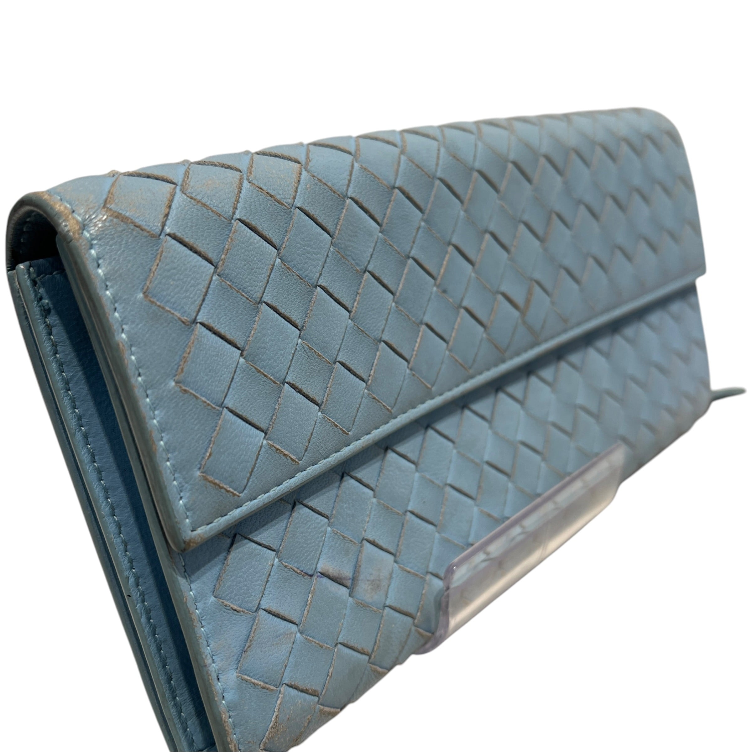 BOTTEGA VENETA/Long Wallet/Leather/BLU/L's/light blue long wallet view 6