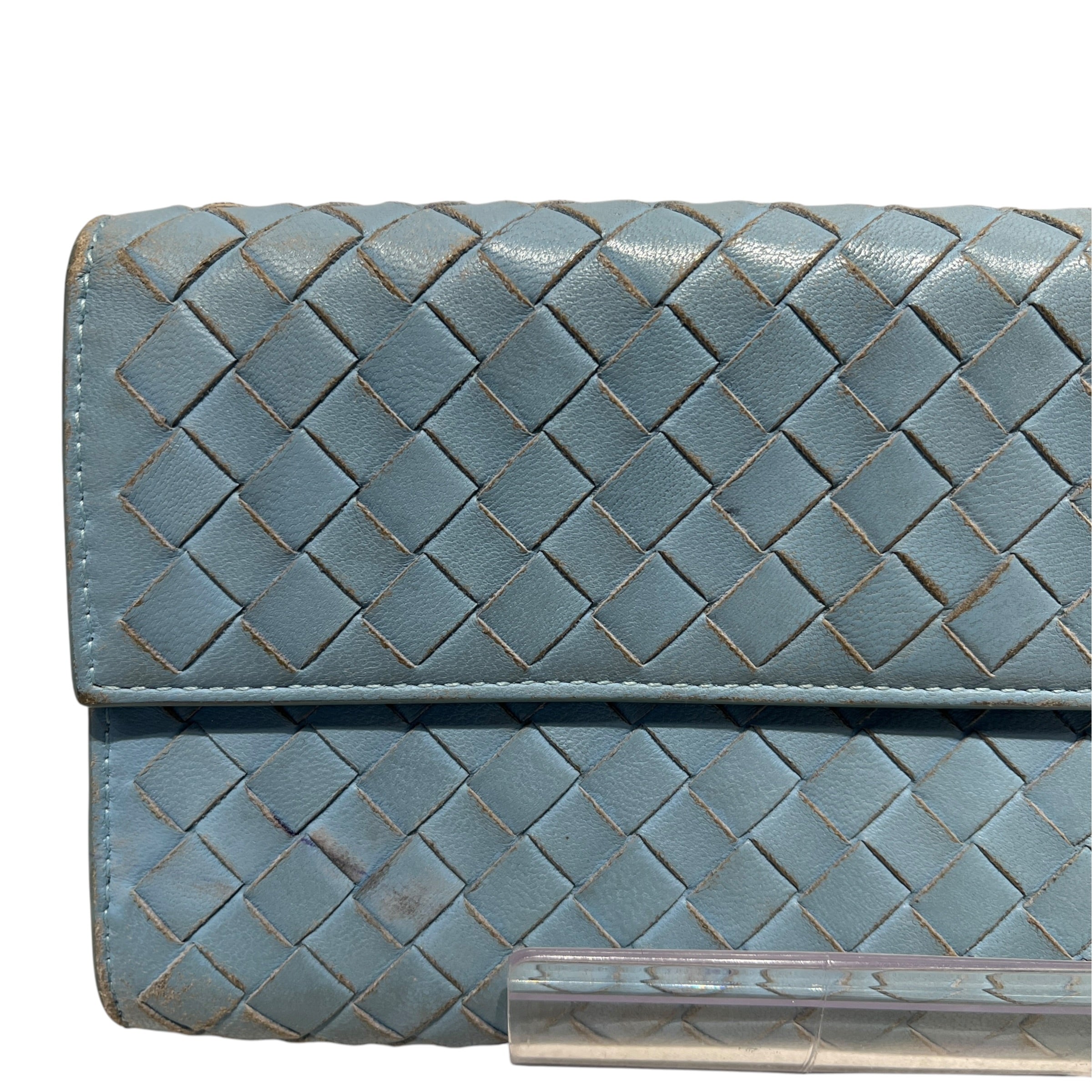 BOTTEGA VENETA/Long Wallet/Leather/BLU/L's/light blue long wallet view 7