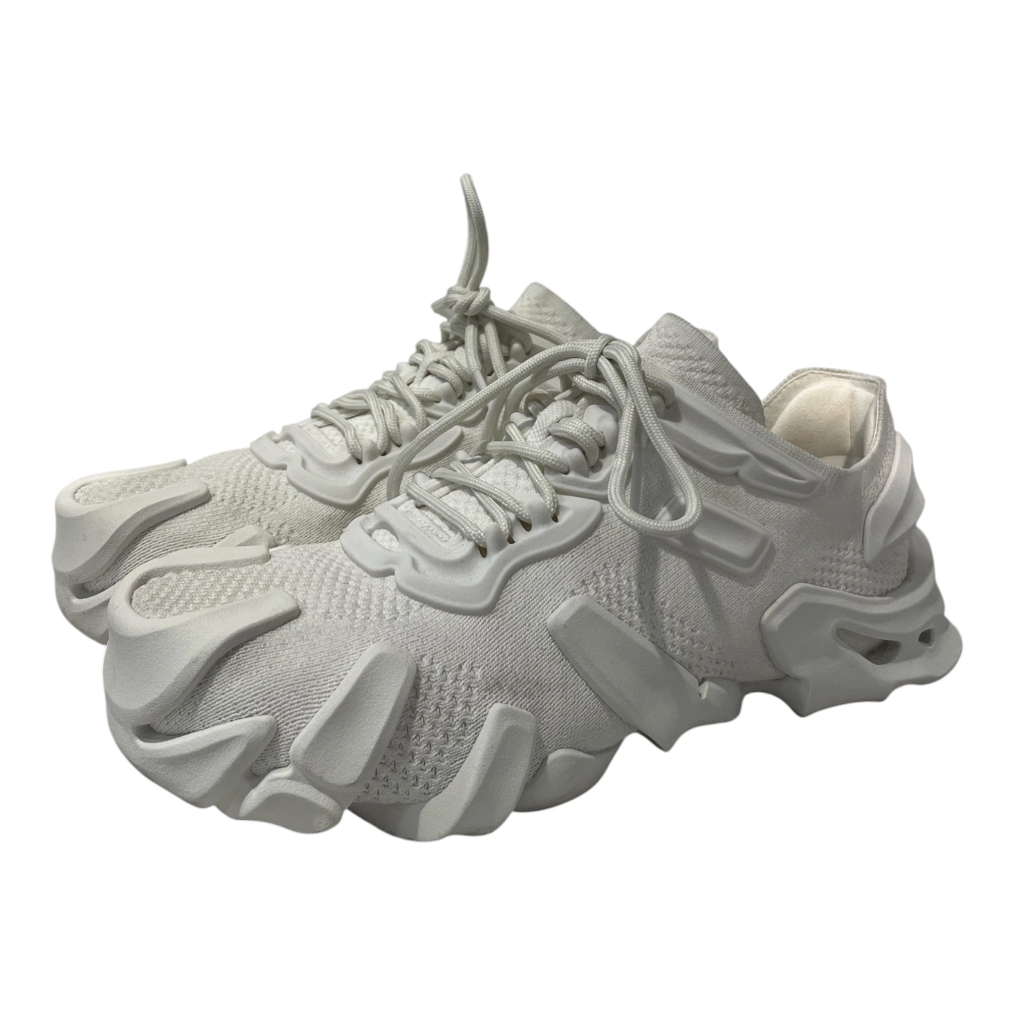 BOTTEGA VENETA/Low-Sneakers/US 8/Polyester/WHT/FLEX SNEAKERS view 1