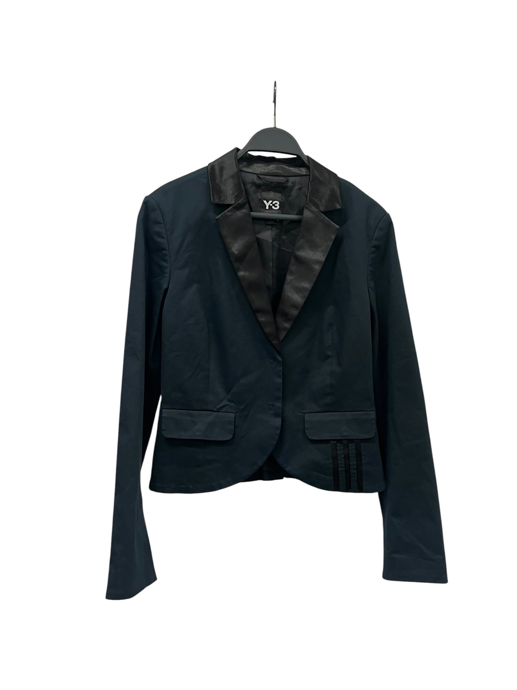 Y-3/Suits/M/Cotton/NVY/BLAZER W 3 STRIPES UNDER PKT view 1