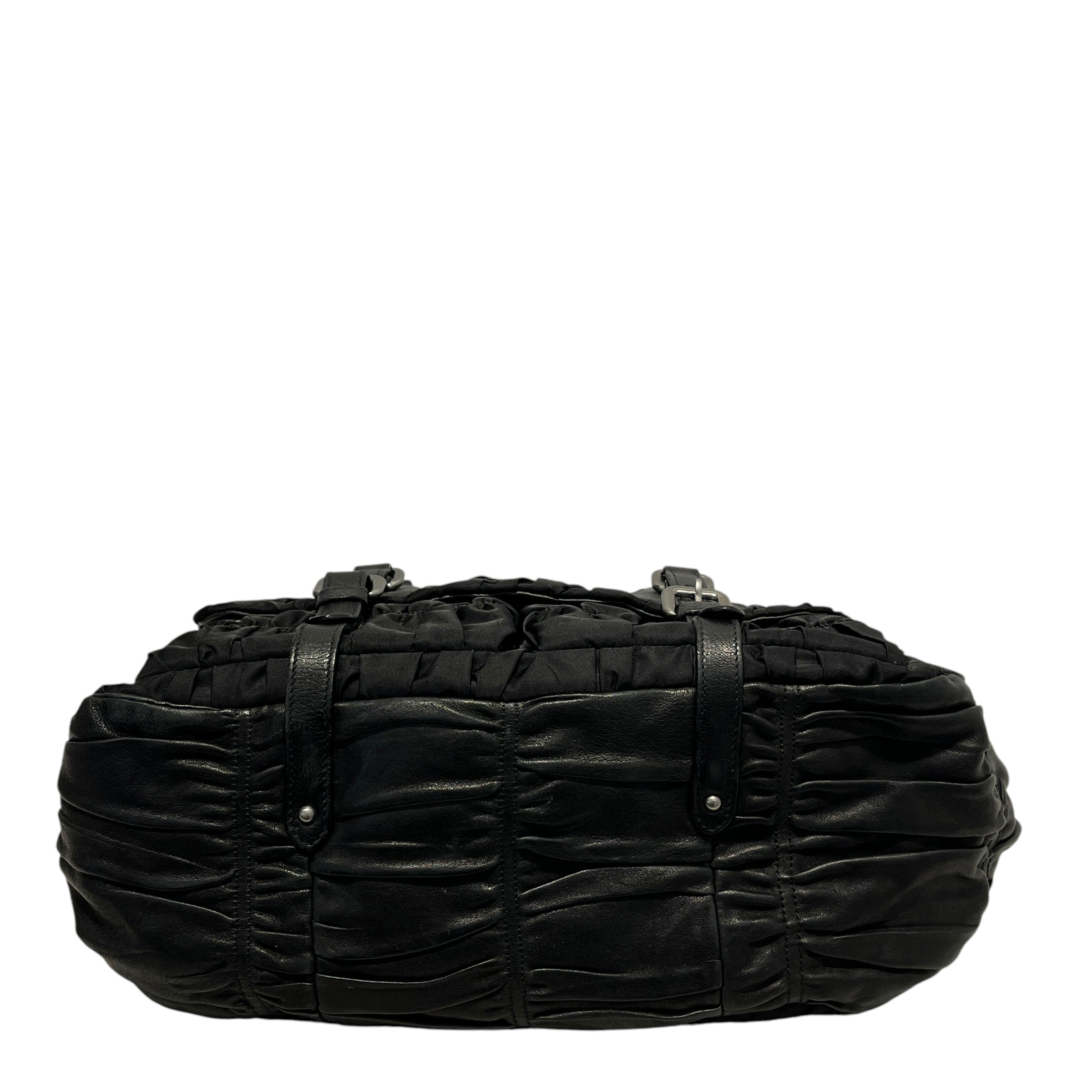 PRADA/Cross Body Bag/Nylon/BLK/TESSUTO view 3