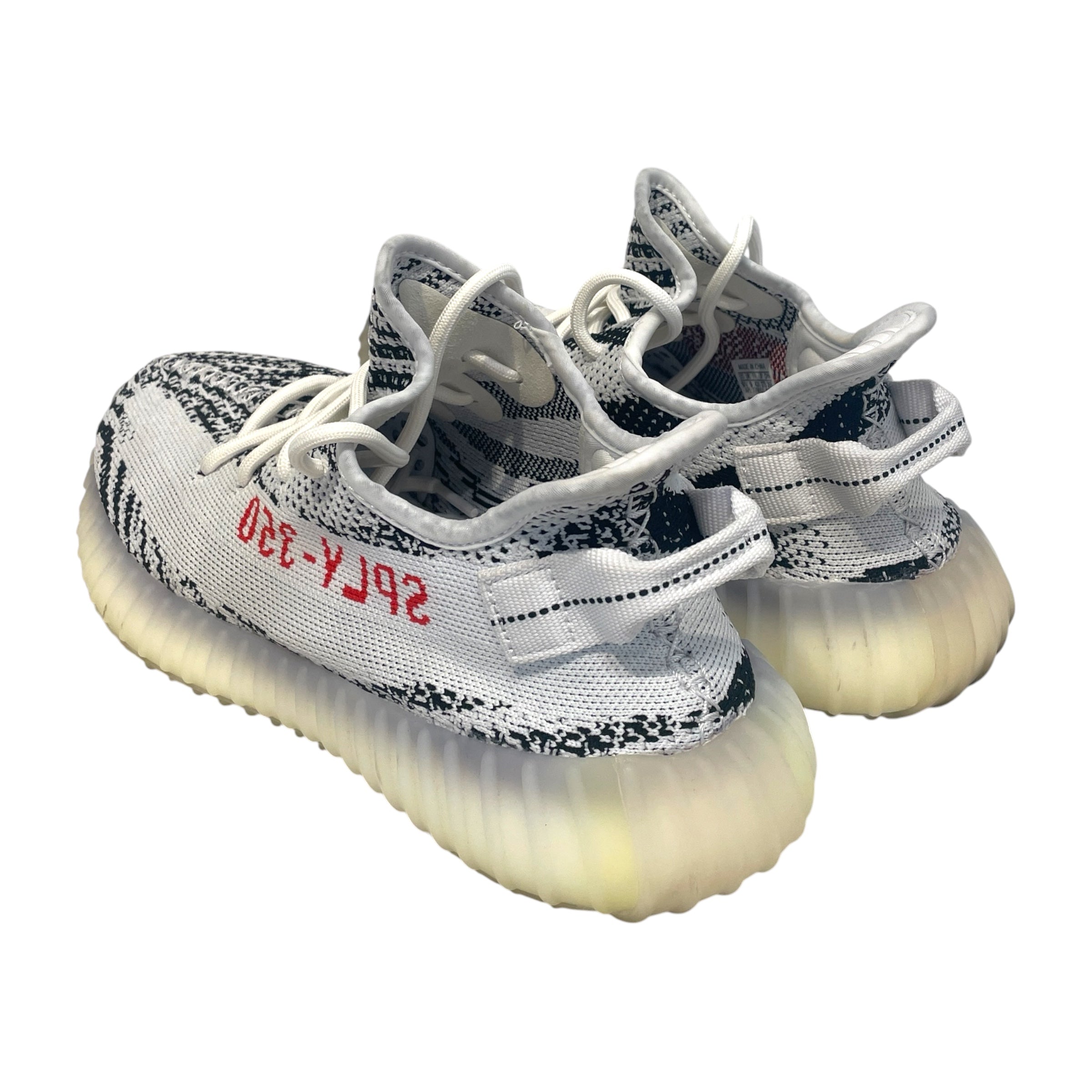 adidas/YEEZY/Low-Sneakers/US 9.5/Animal Pattern/MLT/Yeezy 350 V2 Zebra view 2