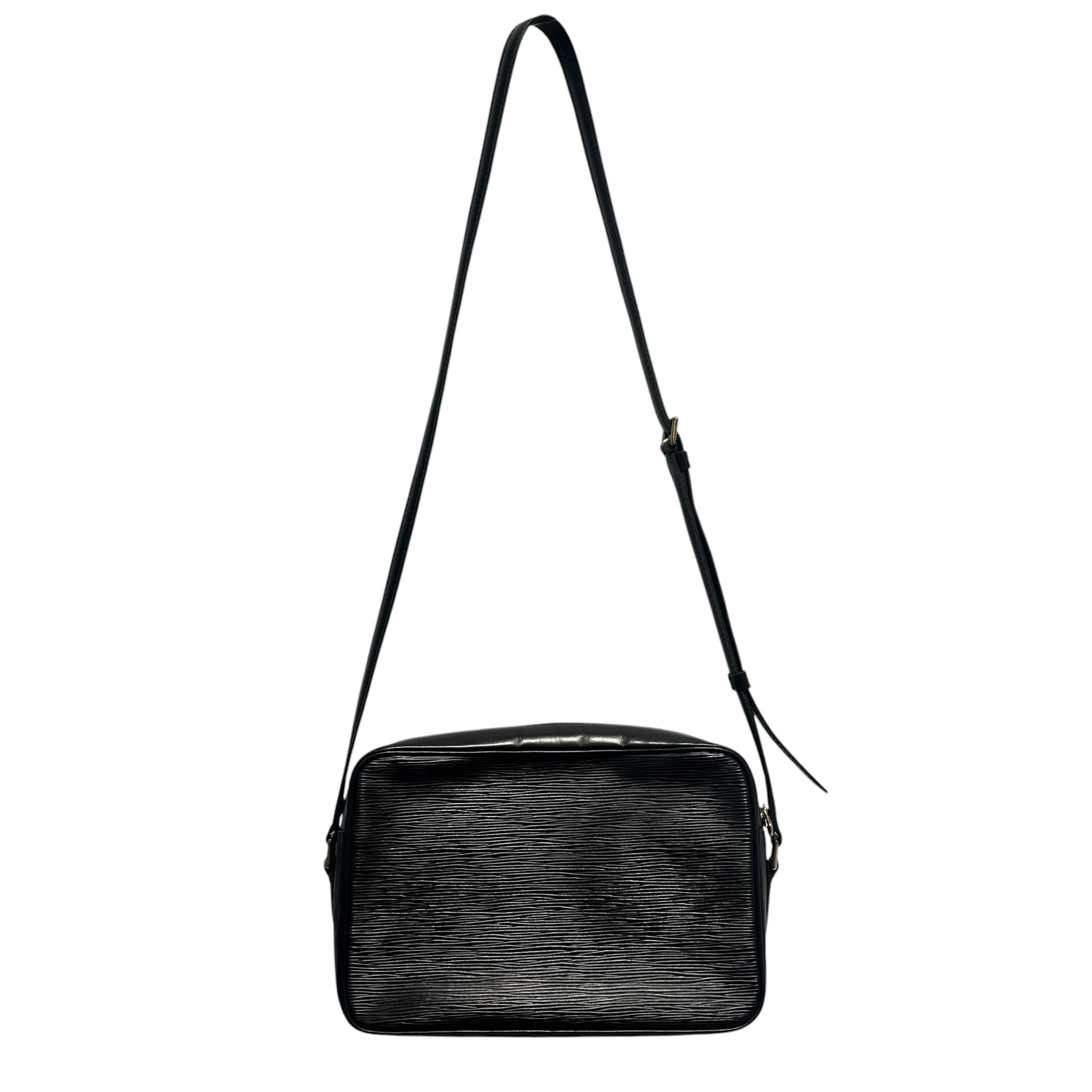 LOUIS VUITTON/Cross Body Bag/Monogram/Leather/BLK/epi trocadero 27 view 2