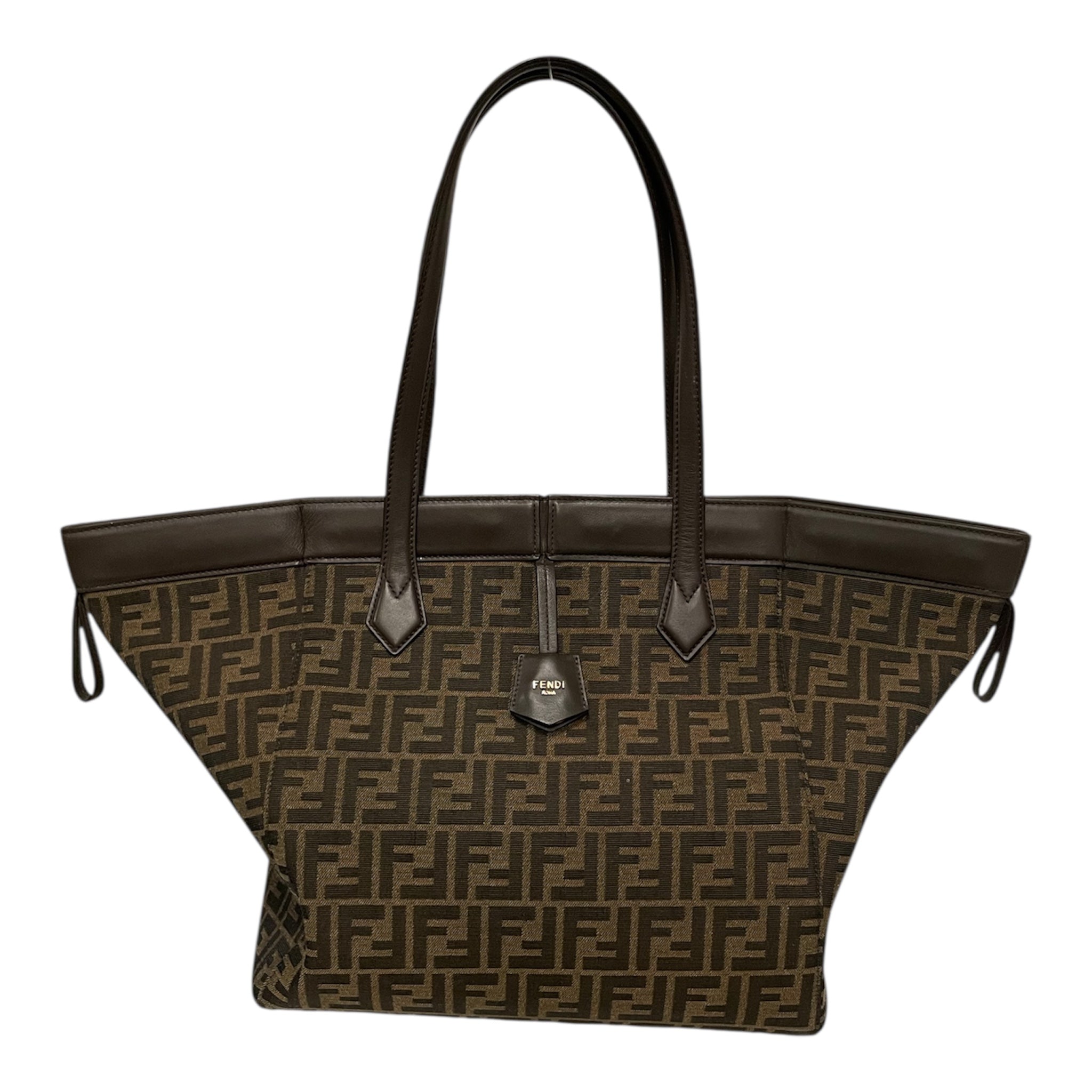 FENDI/Hand Bag/Monogram/Leather/BRW/ORIGAMI BAG view 1