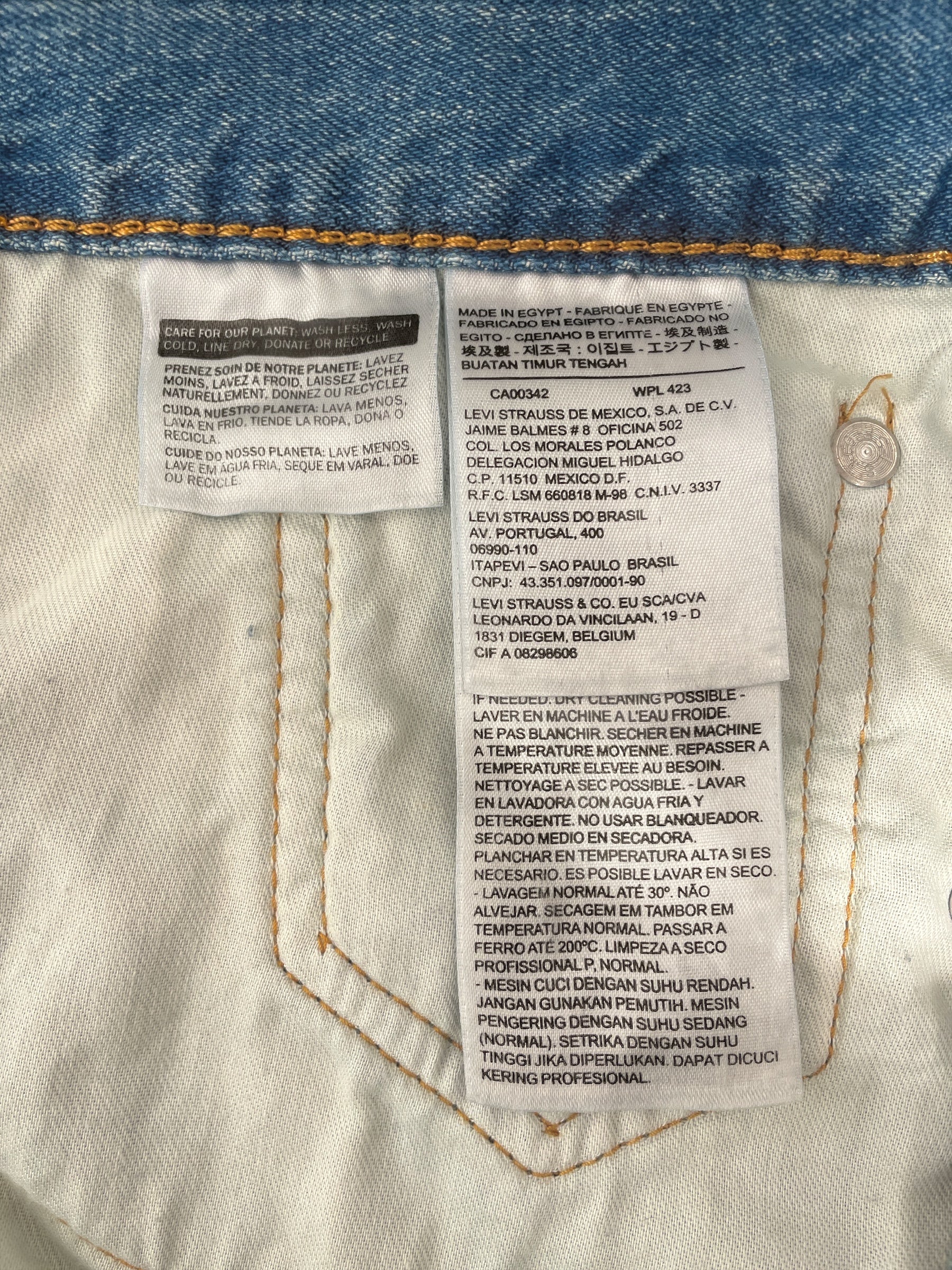 CASSANOVA LEVIS/Shorts/40/Denim/IDG/All Over Print/RHINE STONE view 3