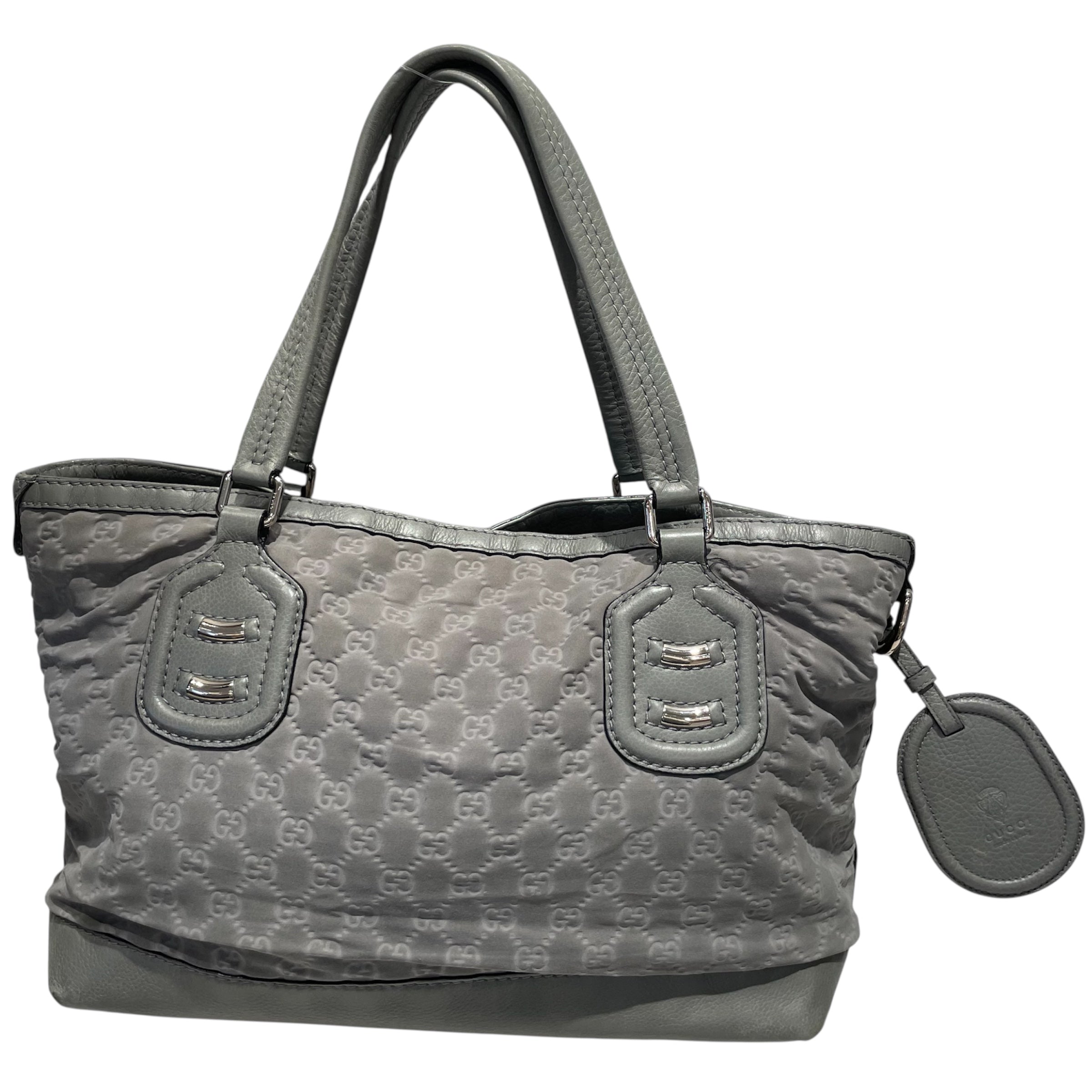 GUCCI/Tote Bag/Nylon/GRY/Gucci Tote bag GG Pattern view 1