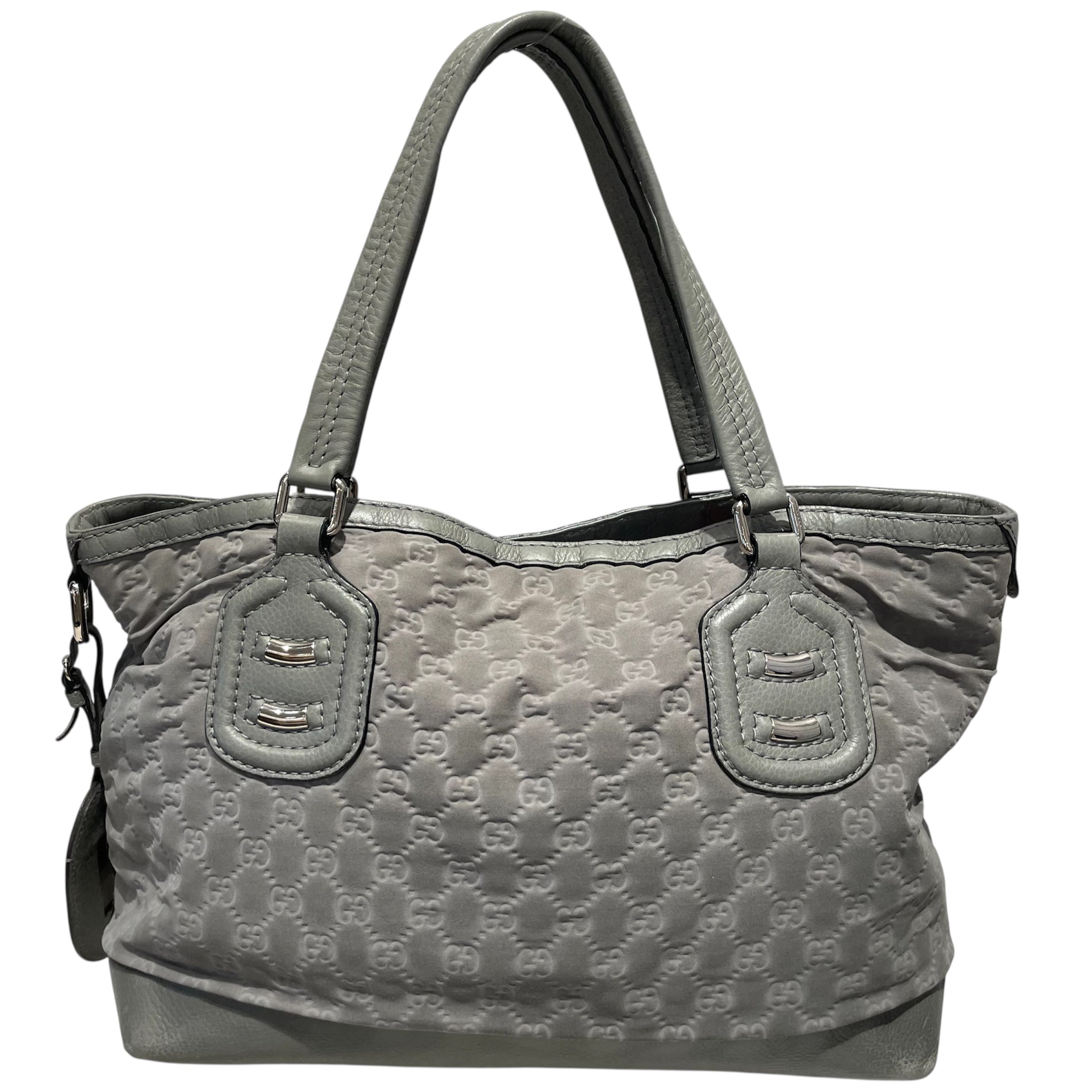 GUCCI/Tote Bag/Nylon/GRY/Gucci Tote bag GG Pattern view 2