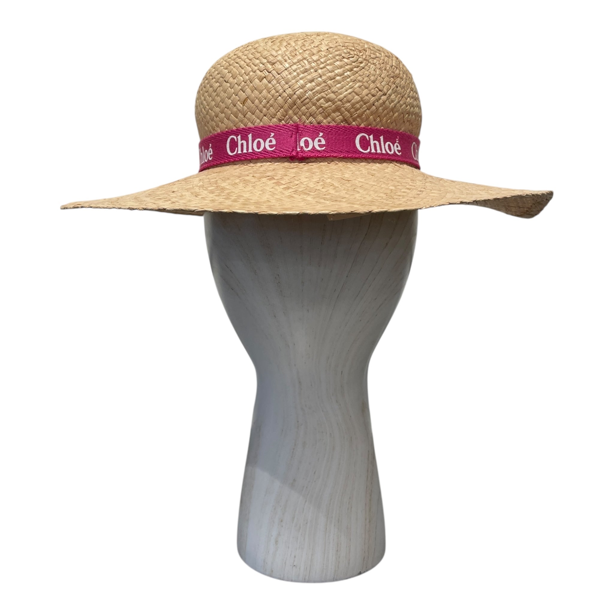 Chloe/Straw Hat/BEG/PINK RIBBON view 2